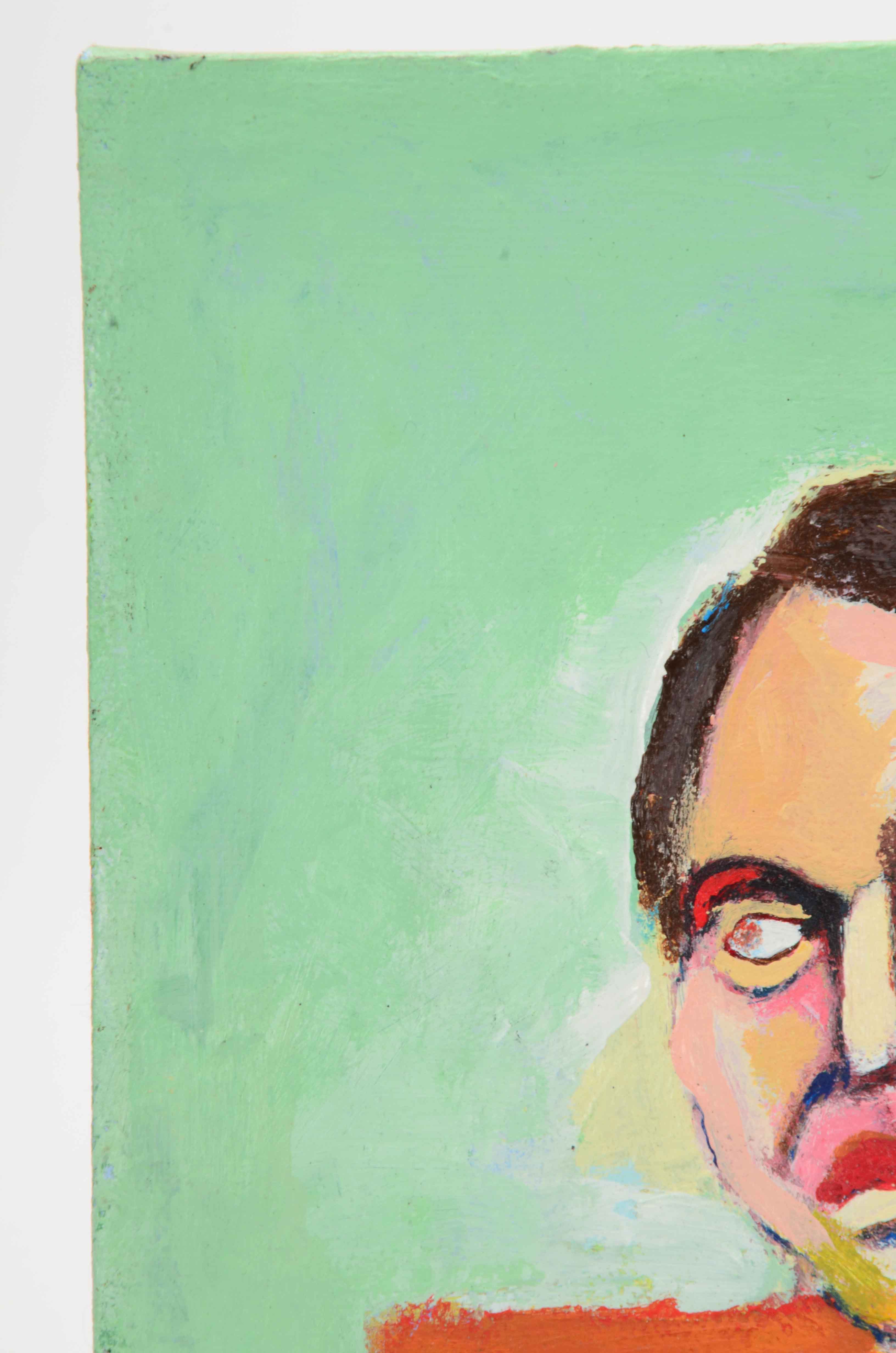 Trey Hoover Original Oil Painting on Canvas "Sitting Woman"