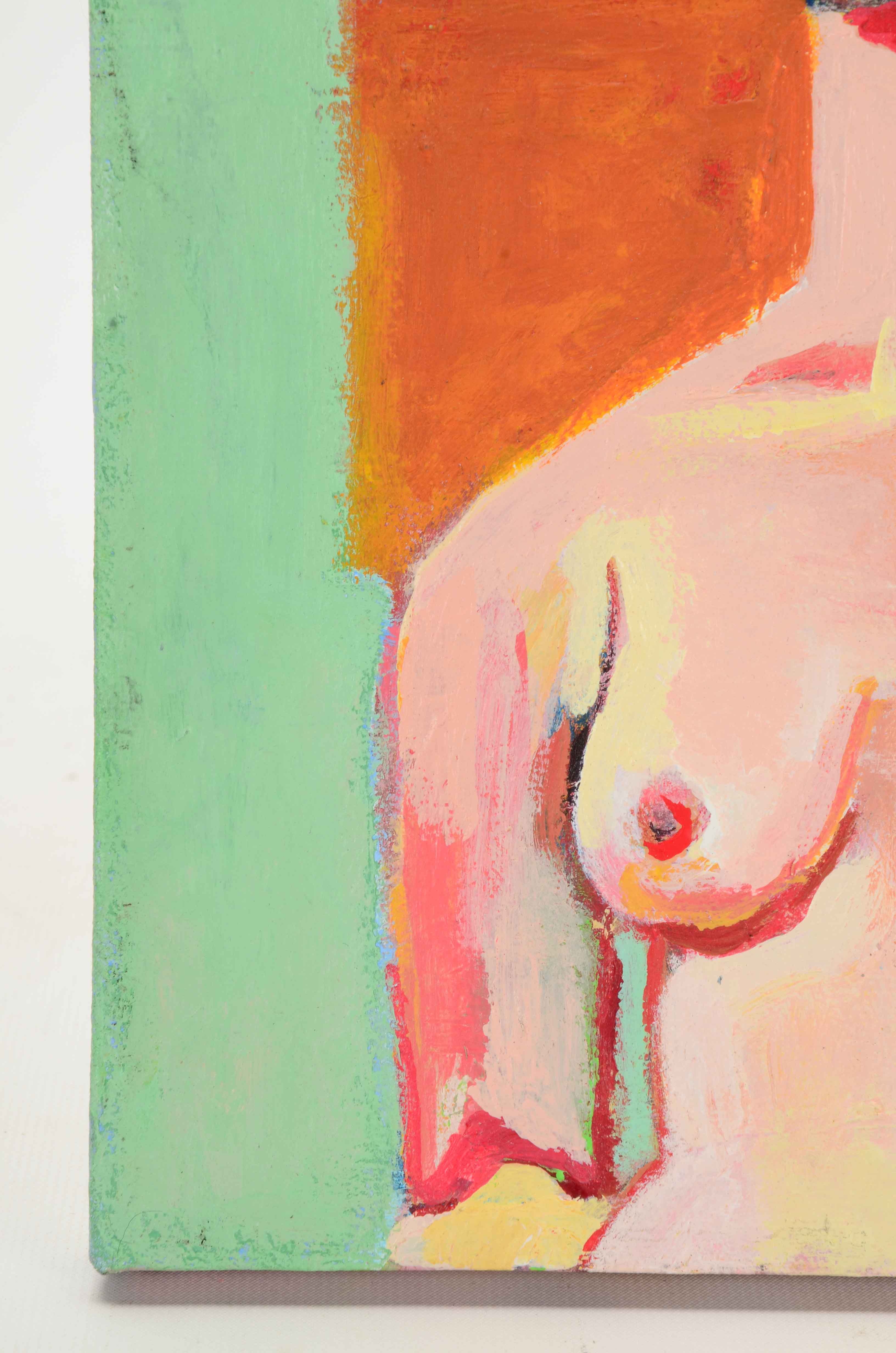 Trey Hoover Original Oil Painting on Canvas "Sitting Woman"