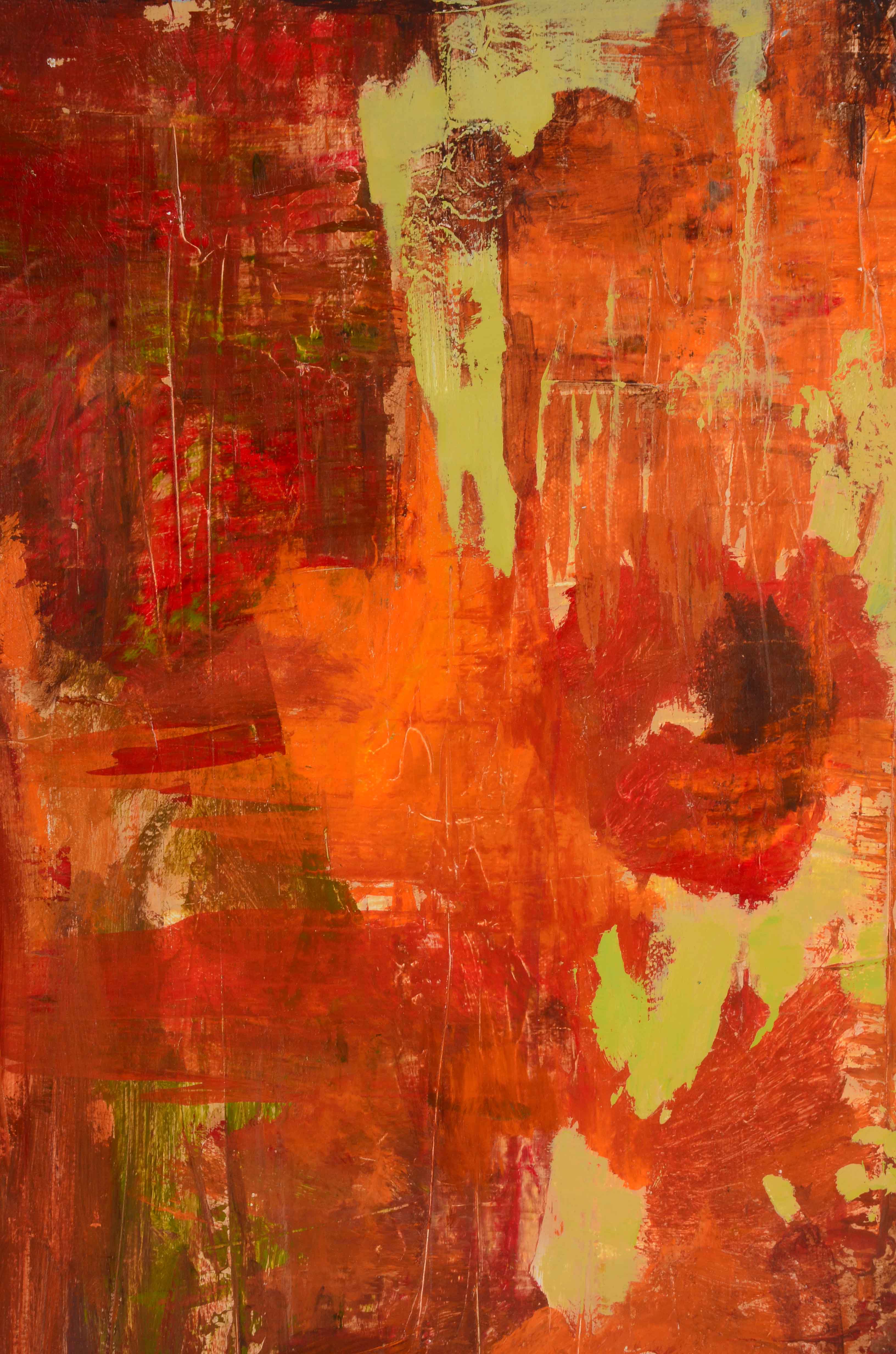 Original Acrylic Painting on Canvas "Flower Study"