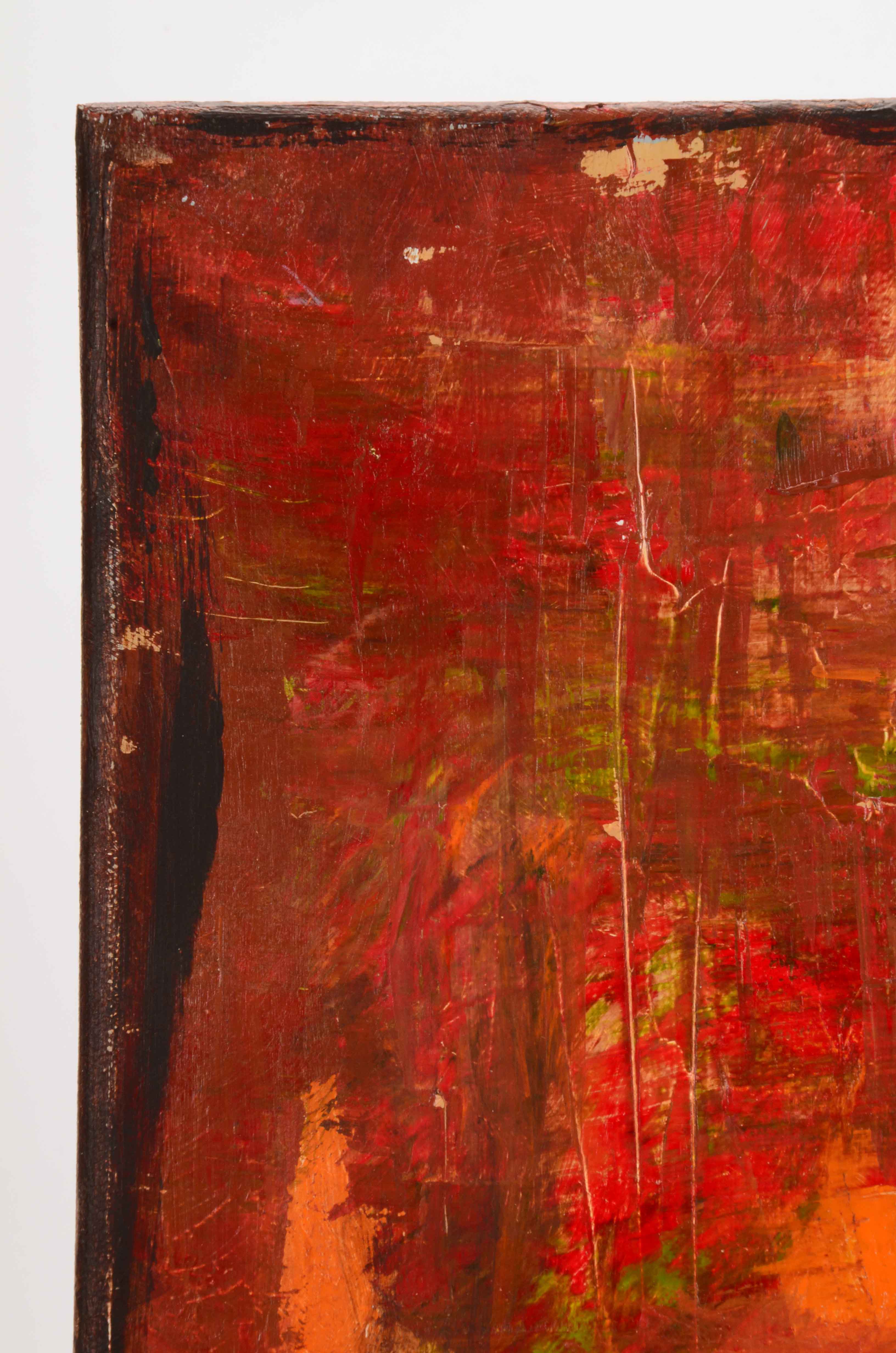 Original Acrylic Painting on Canvas "Flower Study"