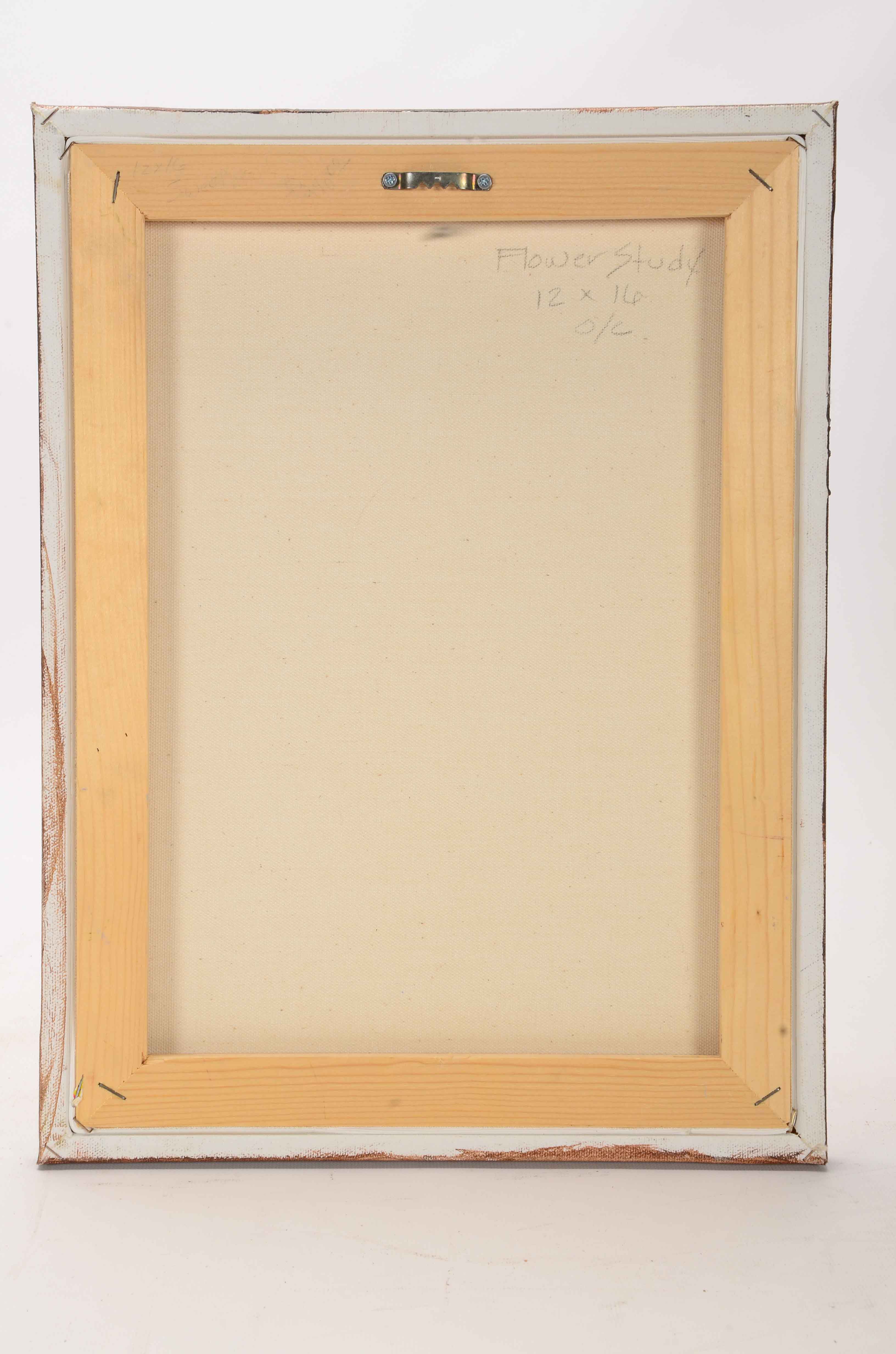 Original Acrylic Painting on Canvas "Flower Study"