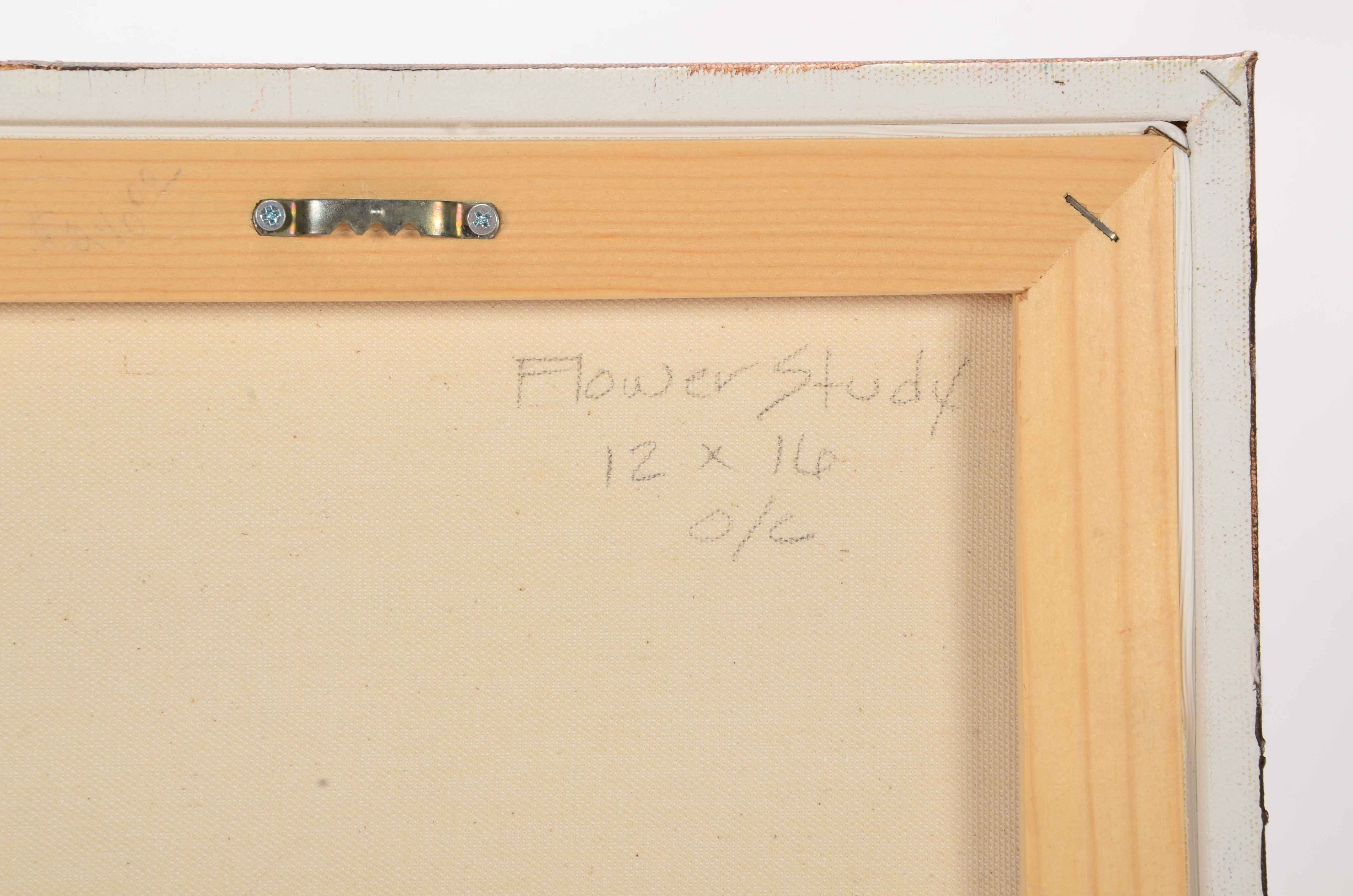 Original Acrylic Painting on Canvas "Flower Study"