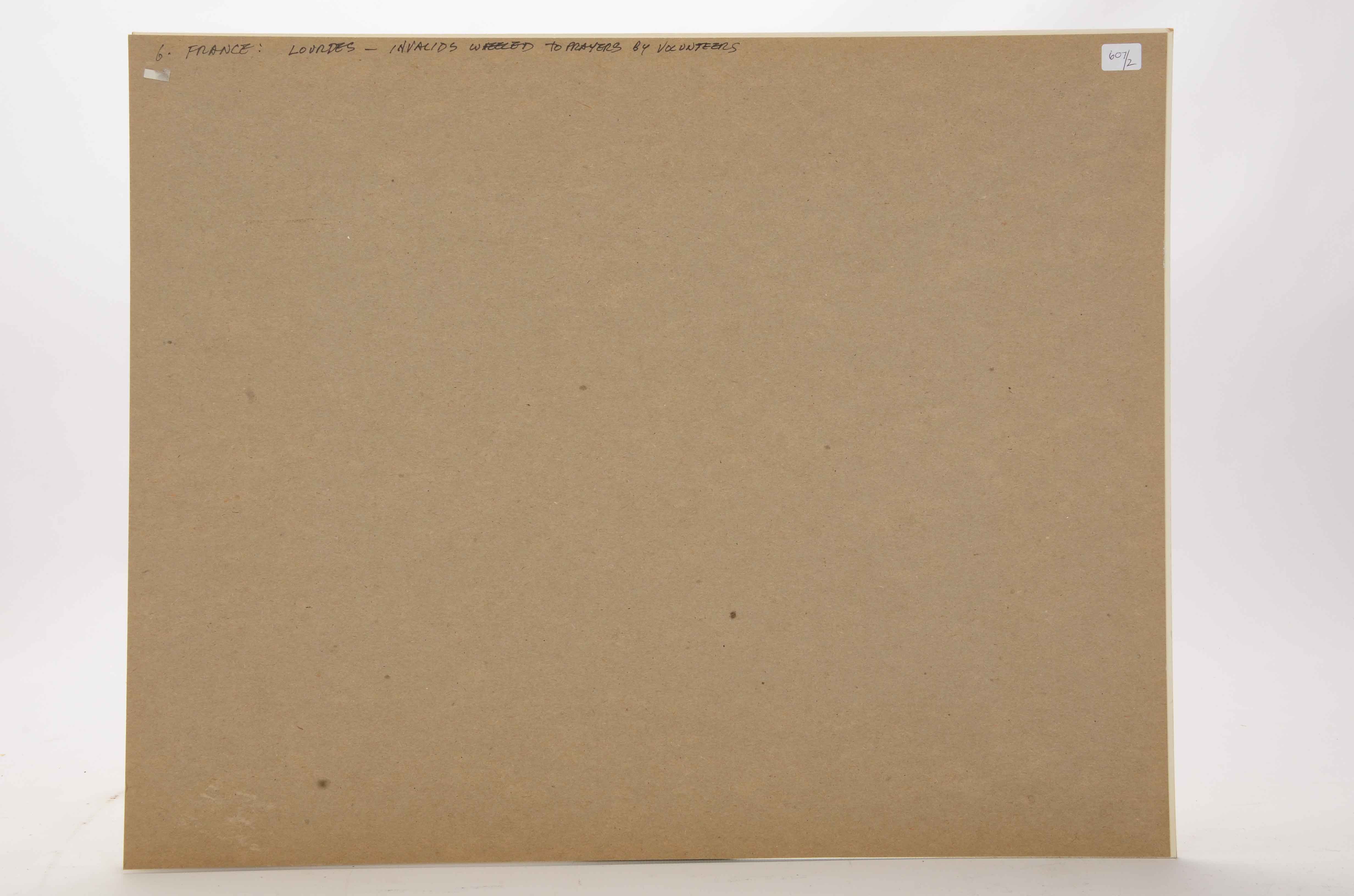 Sam Norkin Original Ink Wash Illustration "France: Lourdes"