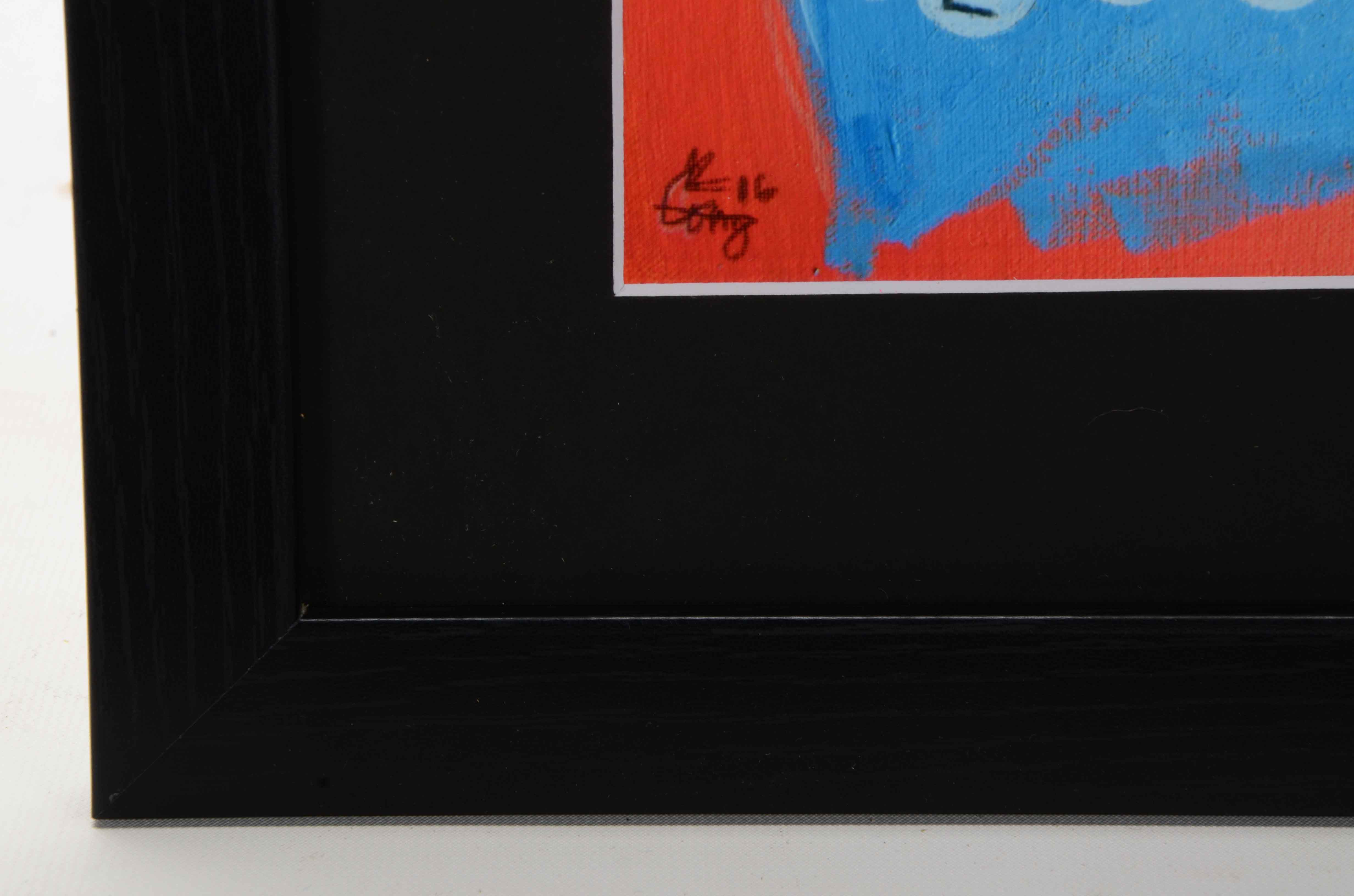 El Gato Gomez Signed Giclee of Spock in a "Devo" Shirt