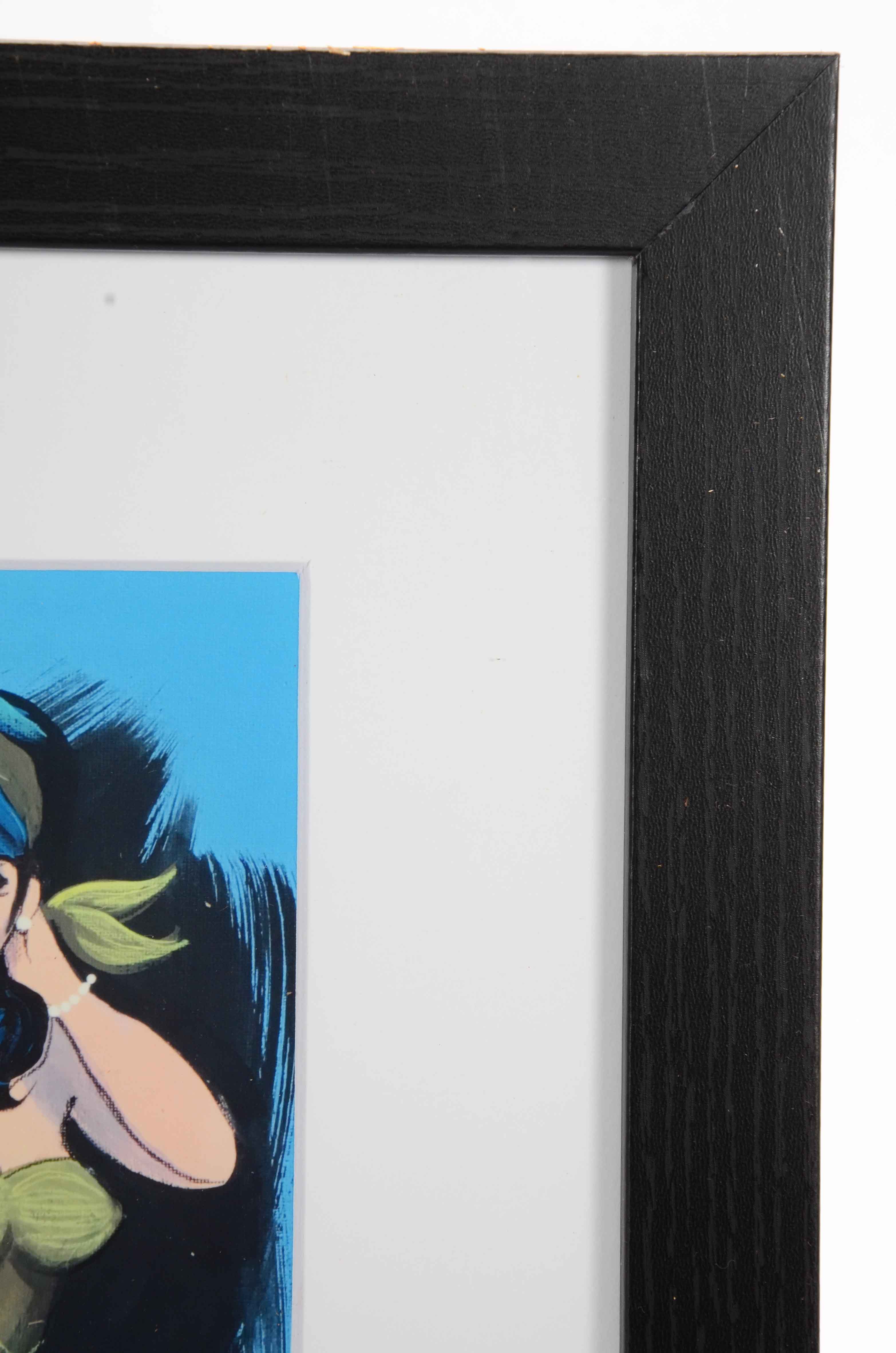 El Gato Gomez Signed Giclee of a Pinup Mermaid