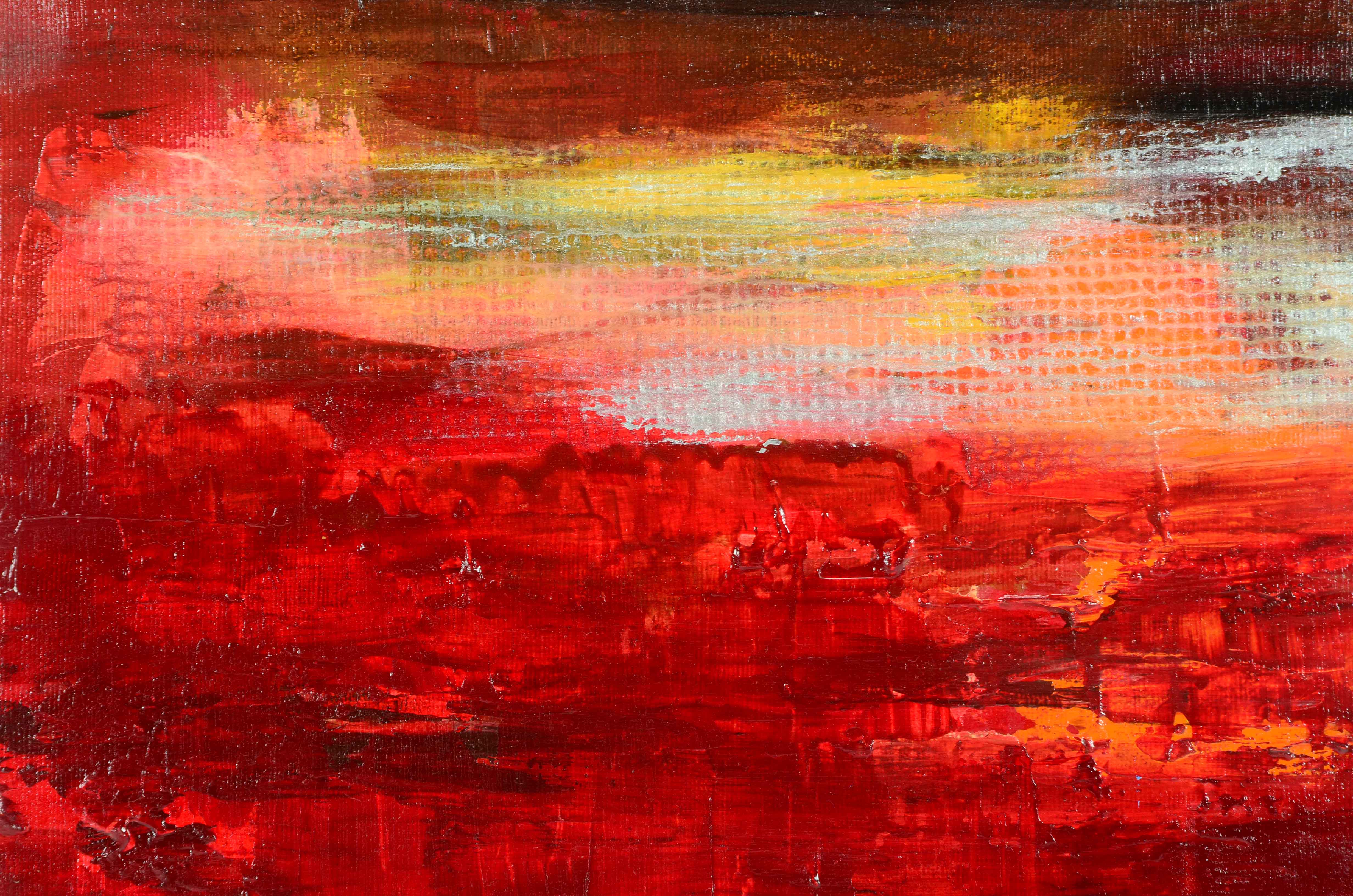 Original Acrylic Painting on Canvas "Eclipse"