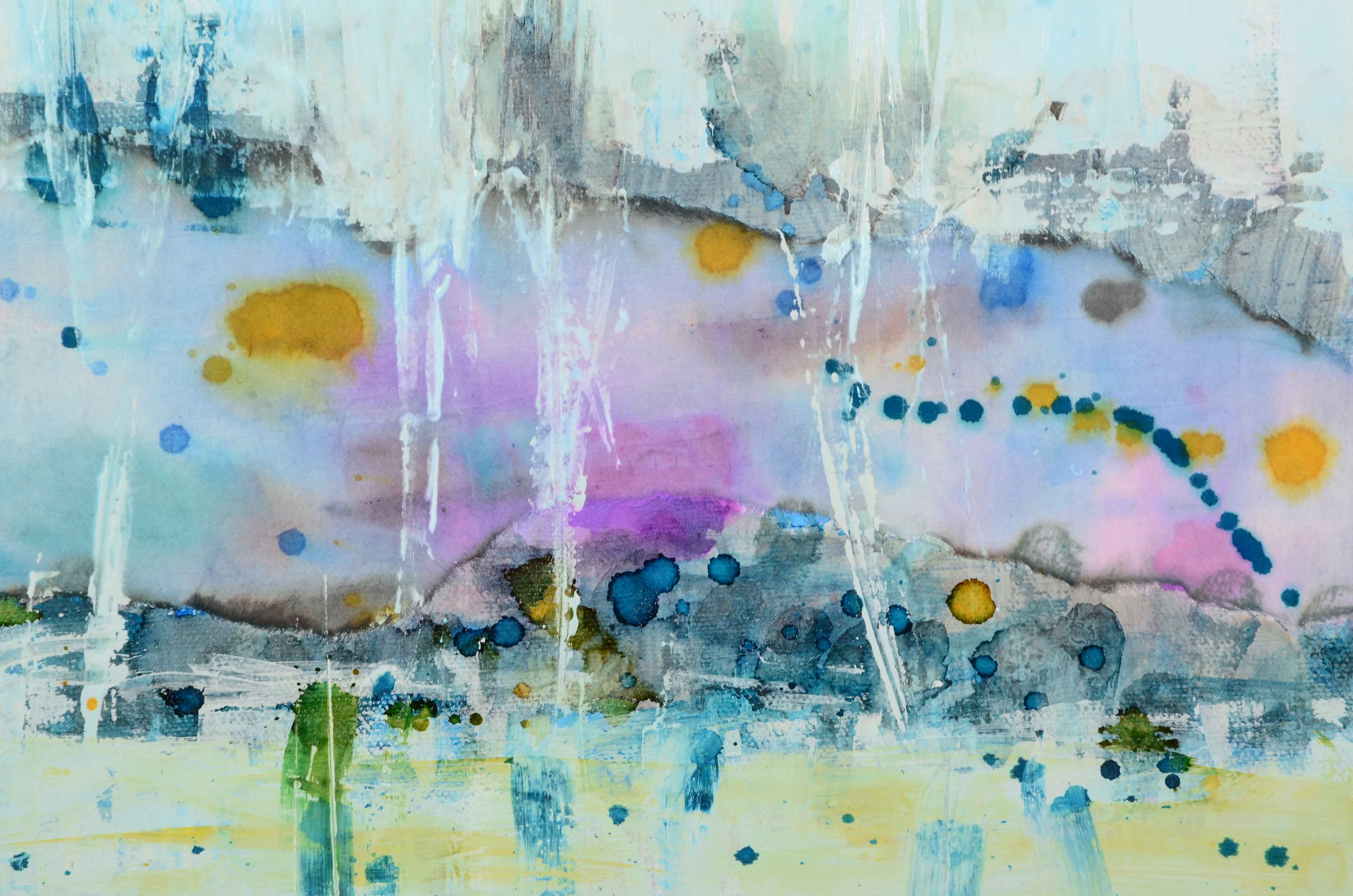 Carol MacConnell Mixed Media Triptych