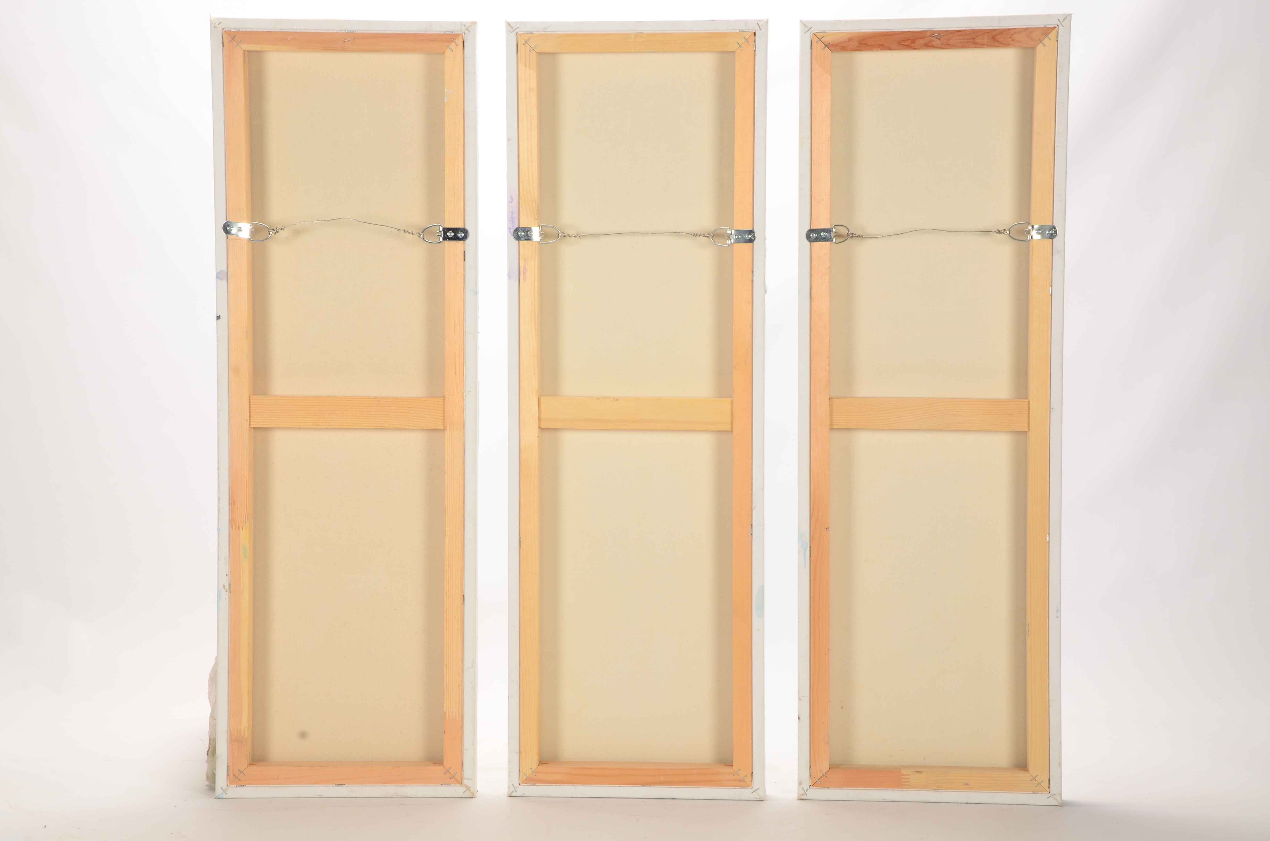 Carol MacConnell Mixed Media Triptych