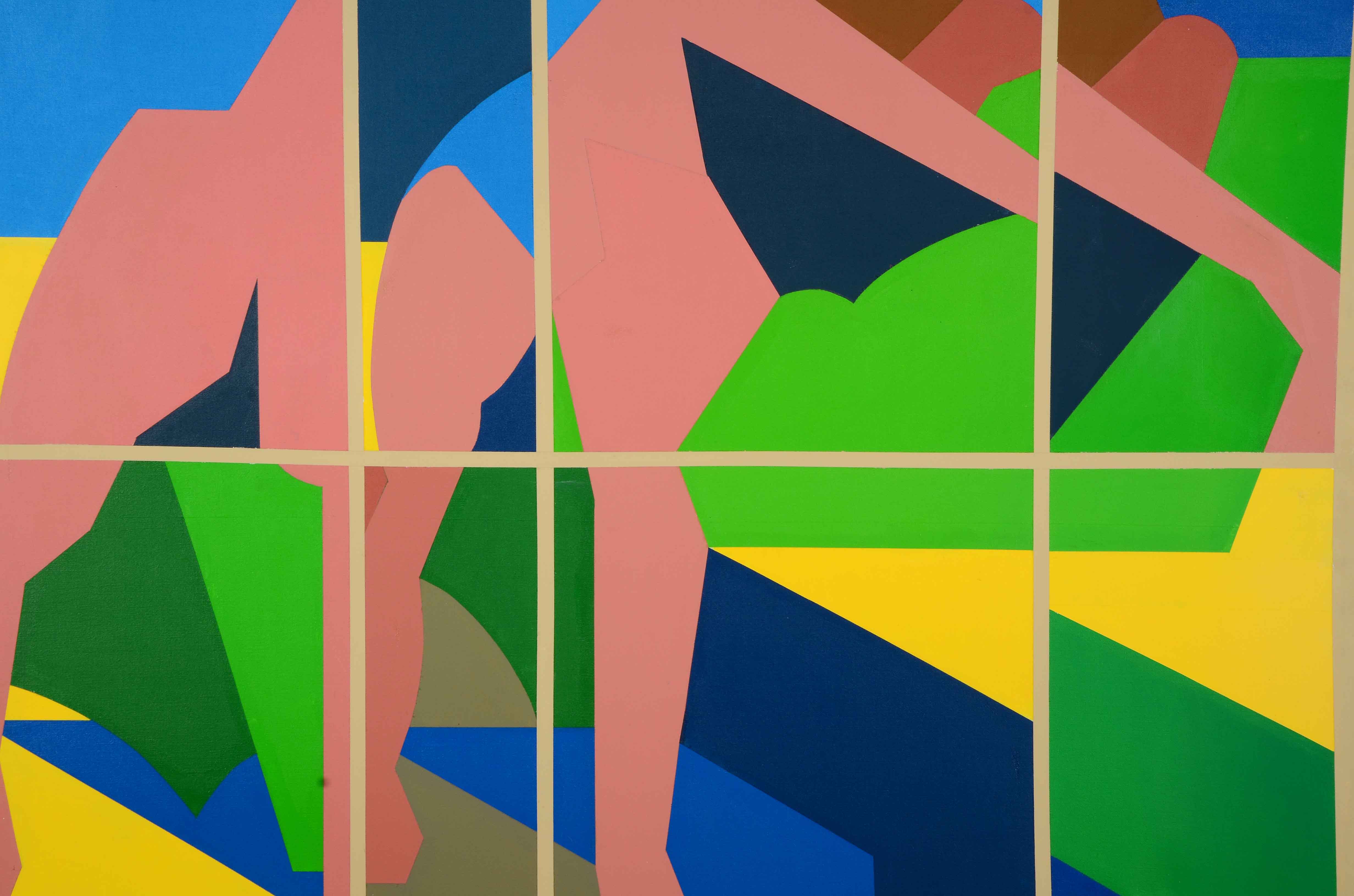 D. LaTorre Abstract Oil on Canvas Painting "Lament"