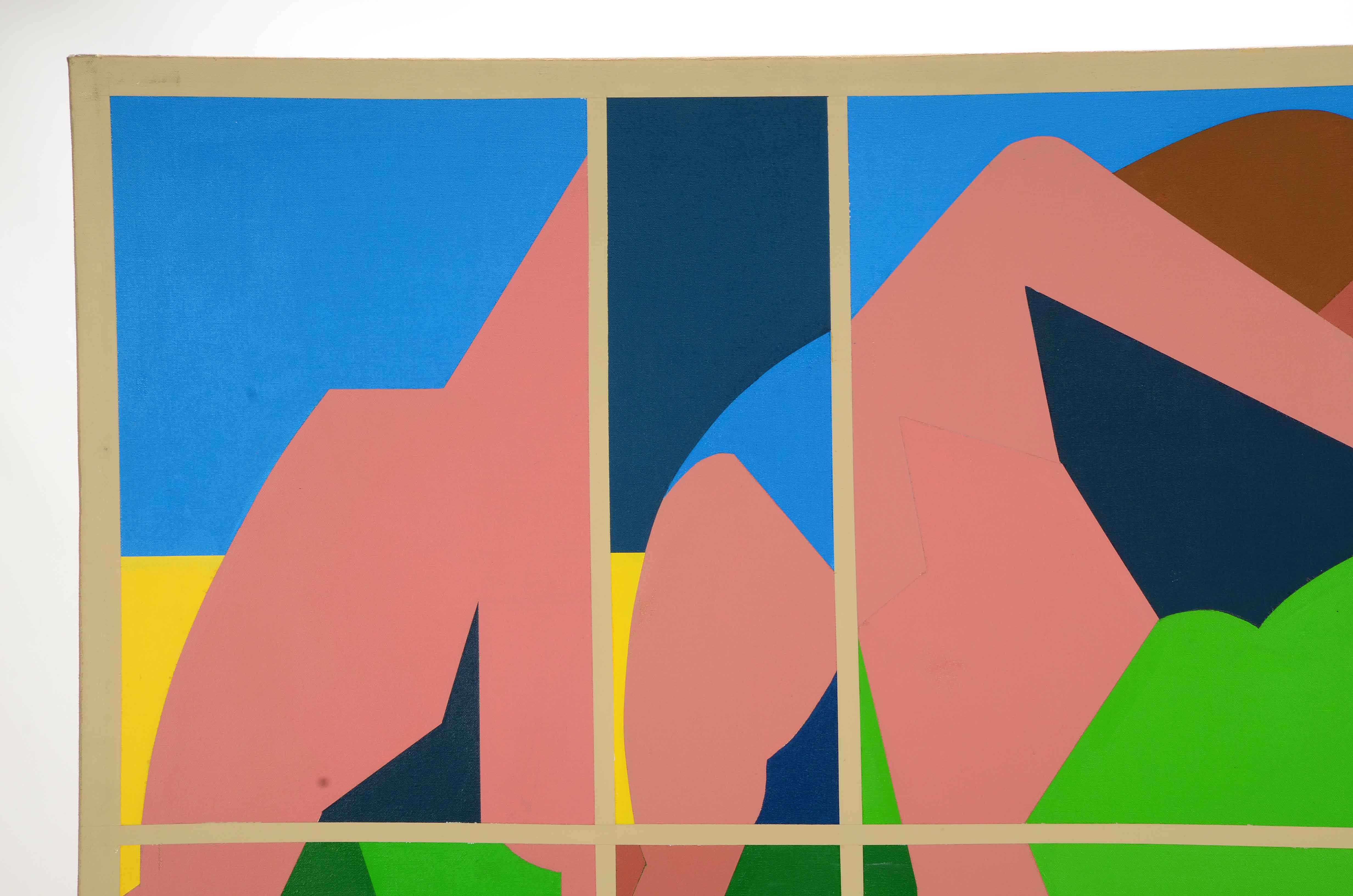 D. LaTorre Abstract Oil on Canvas Painting "Lament"