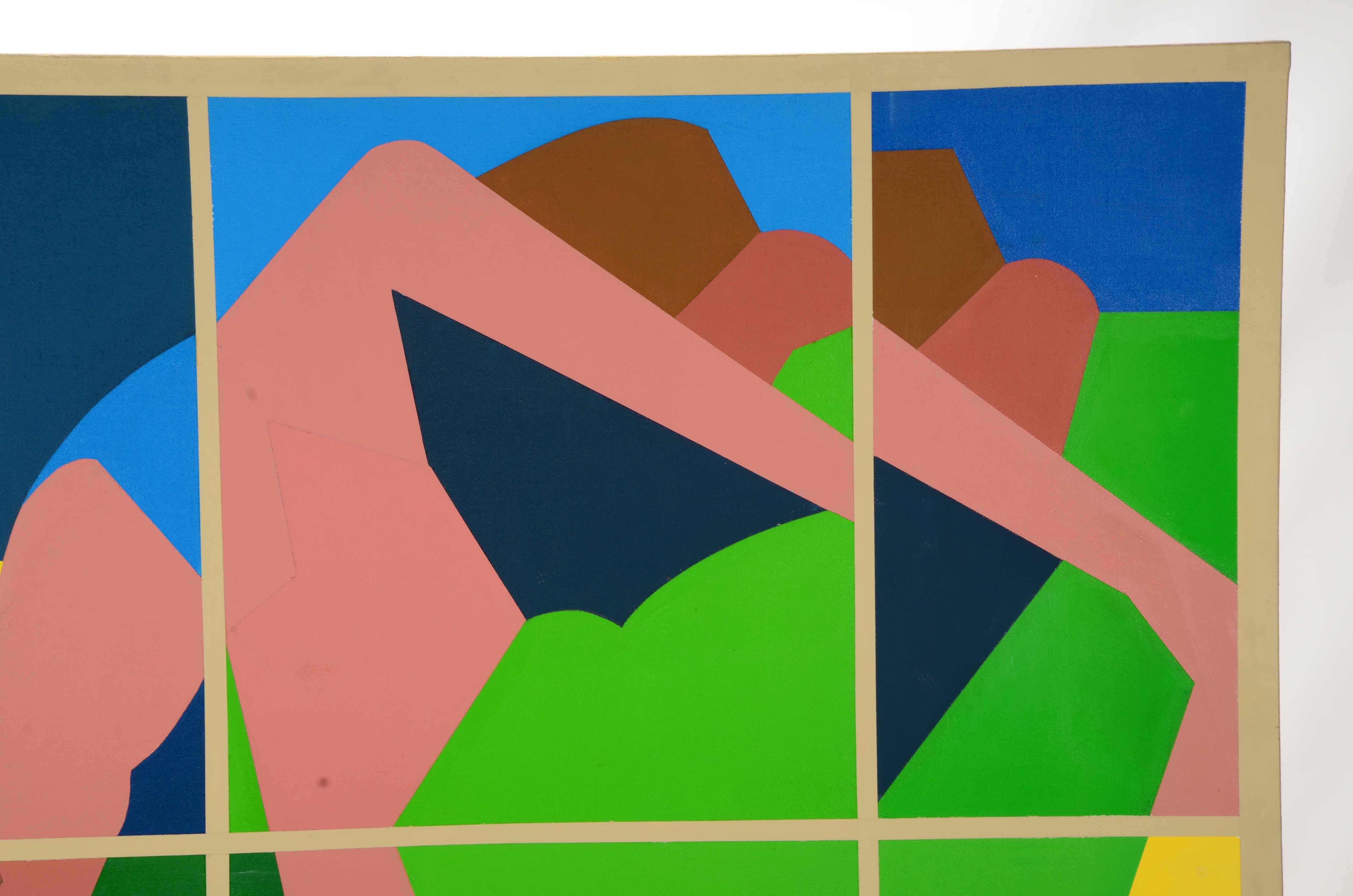 D. LaTorre Abstract Oil on Canvas Painting "Lament"