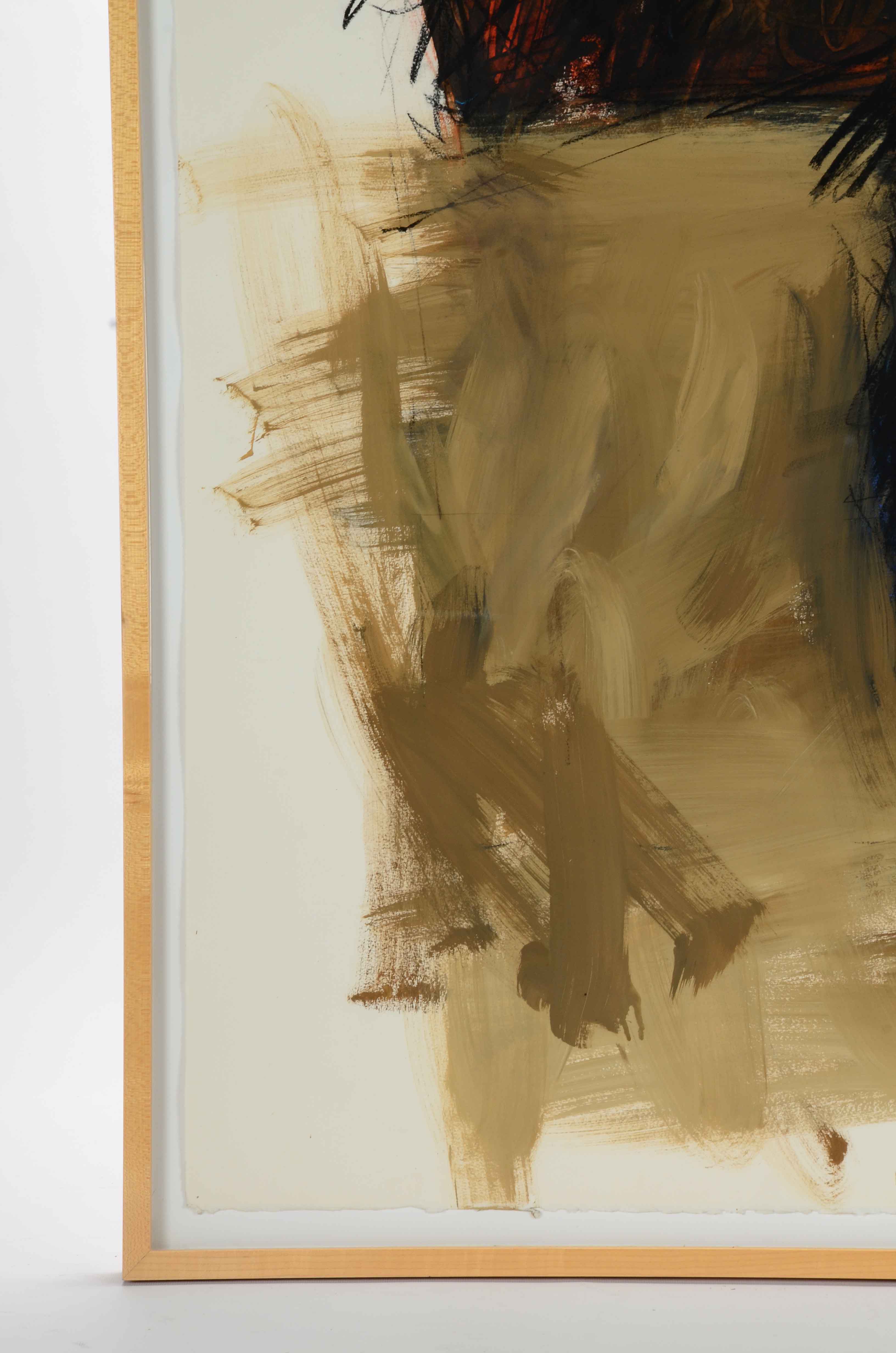 Barbara Ahlbrand Original Abstract Mixed Media Painting on Paper