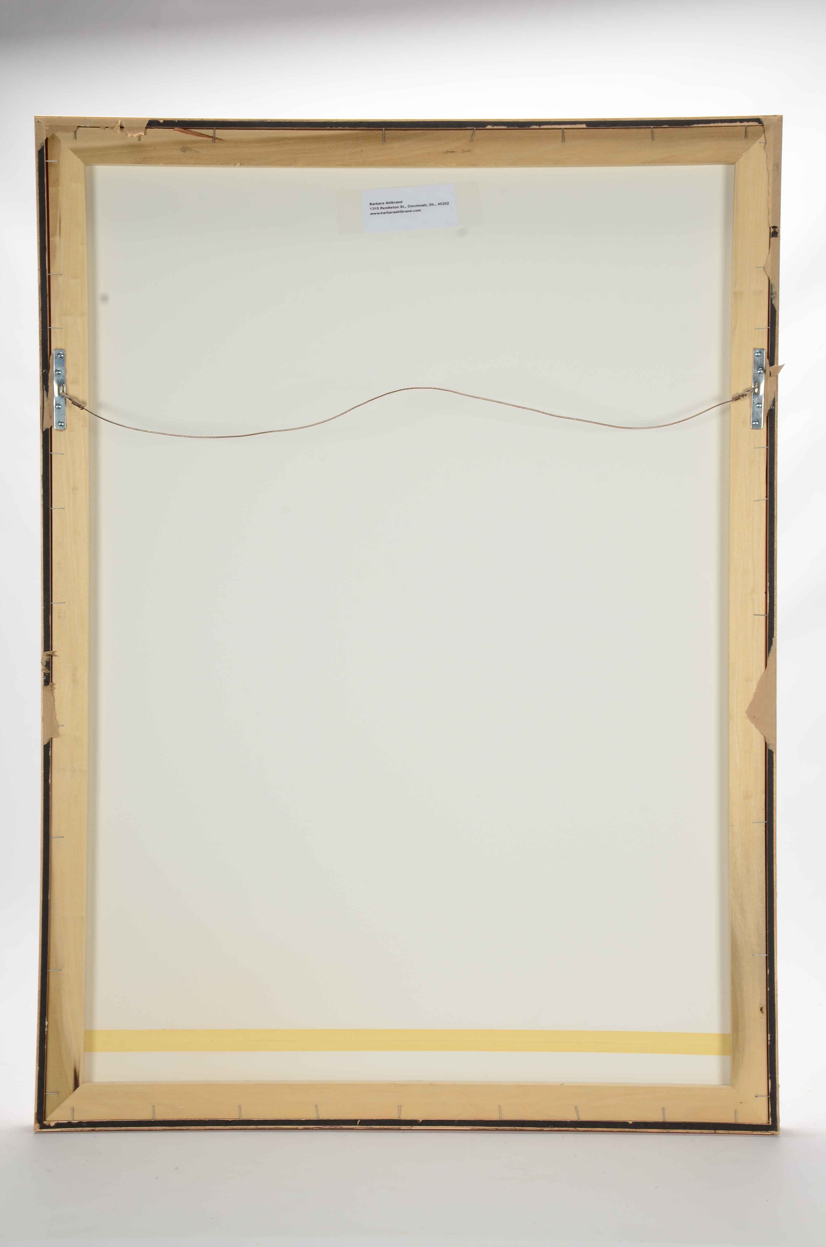 Barbara Ahlbrand Original Abstract Mixed Media Painting on Paper