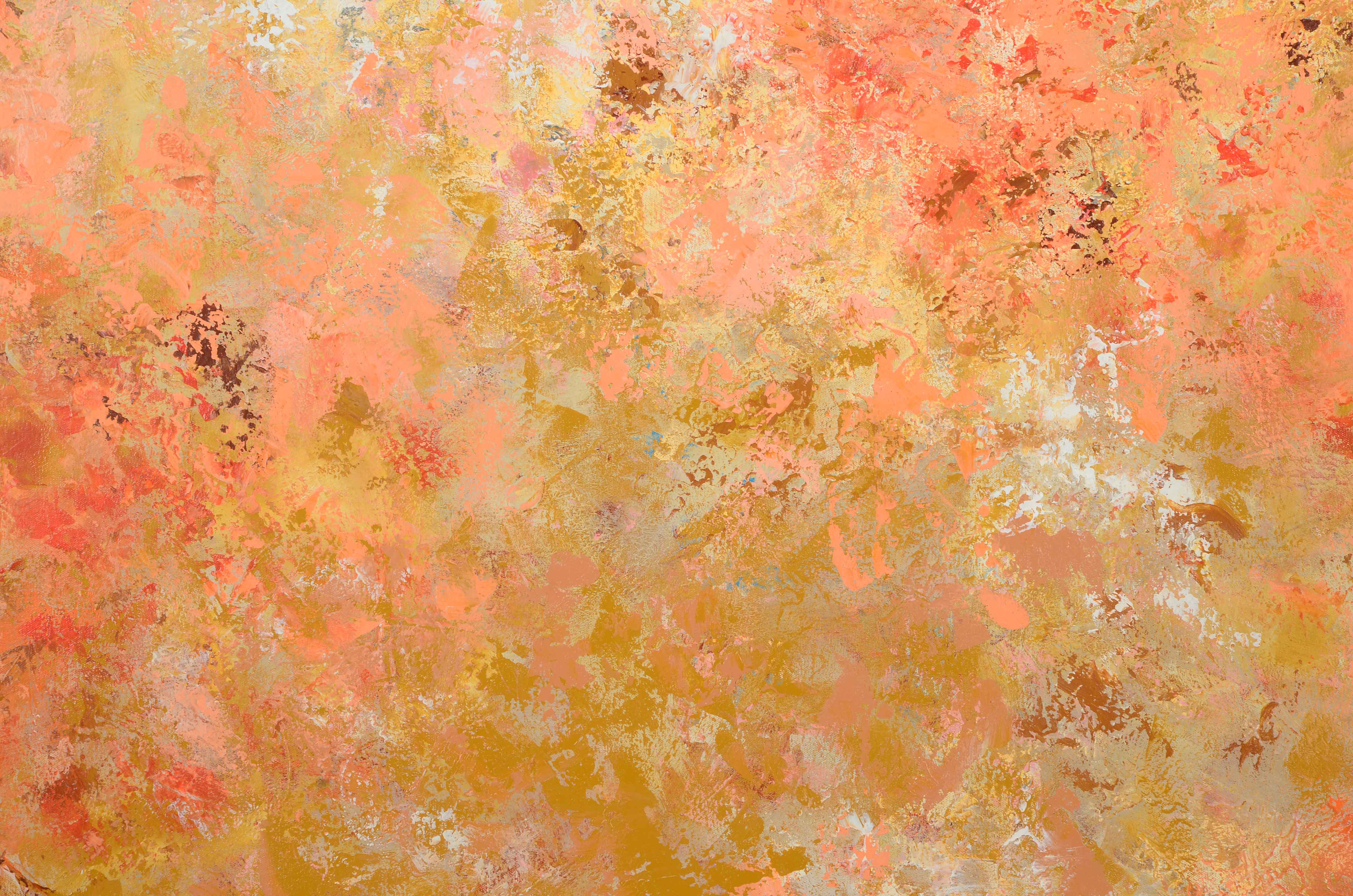 Sanna Signed Original Abstract Acrylic Painting "Early Spring Dream"