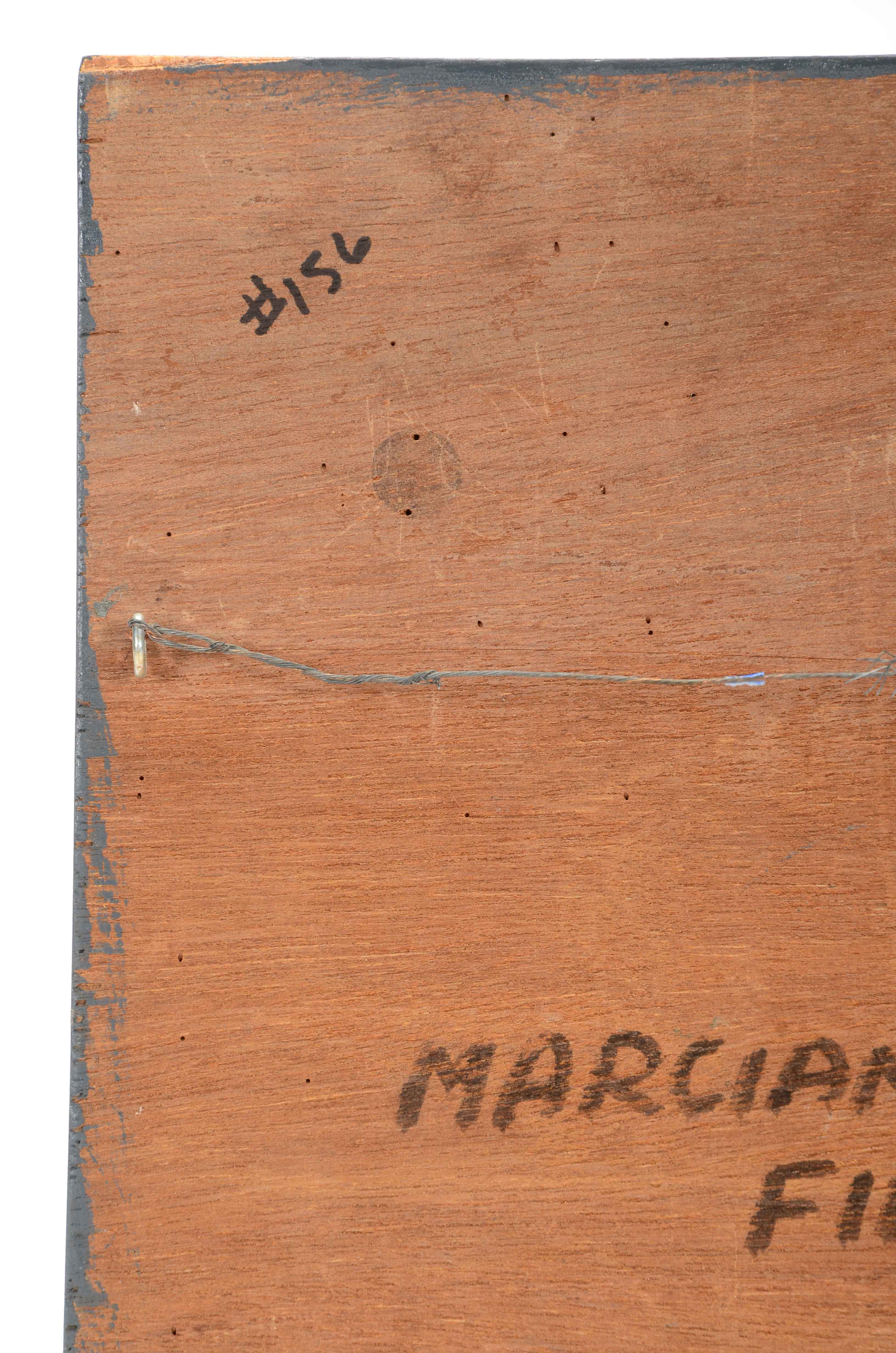 Mars Marciano Galang Original Oil Painting on Panel