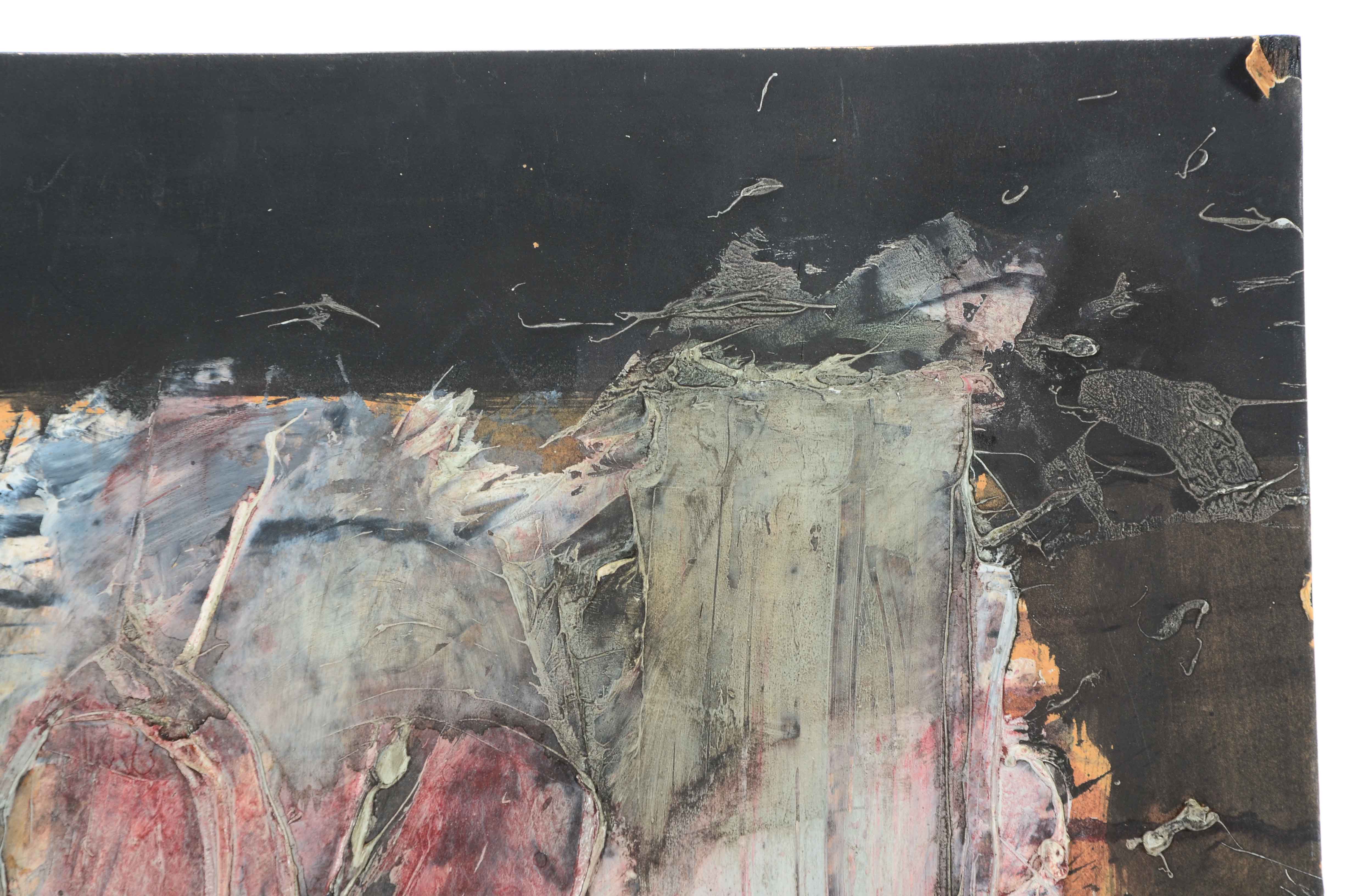 Mars Marciano Galang Original Oil Painting on Panel