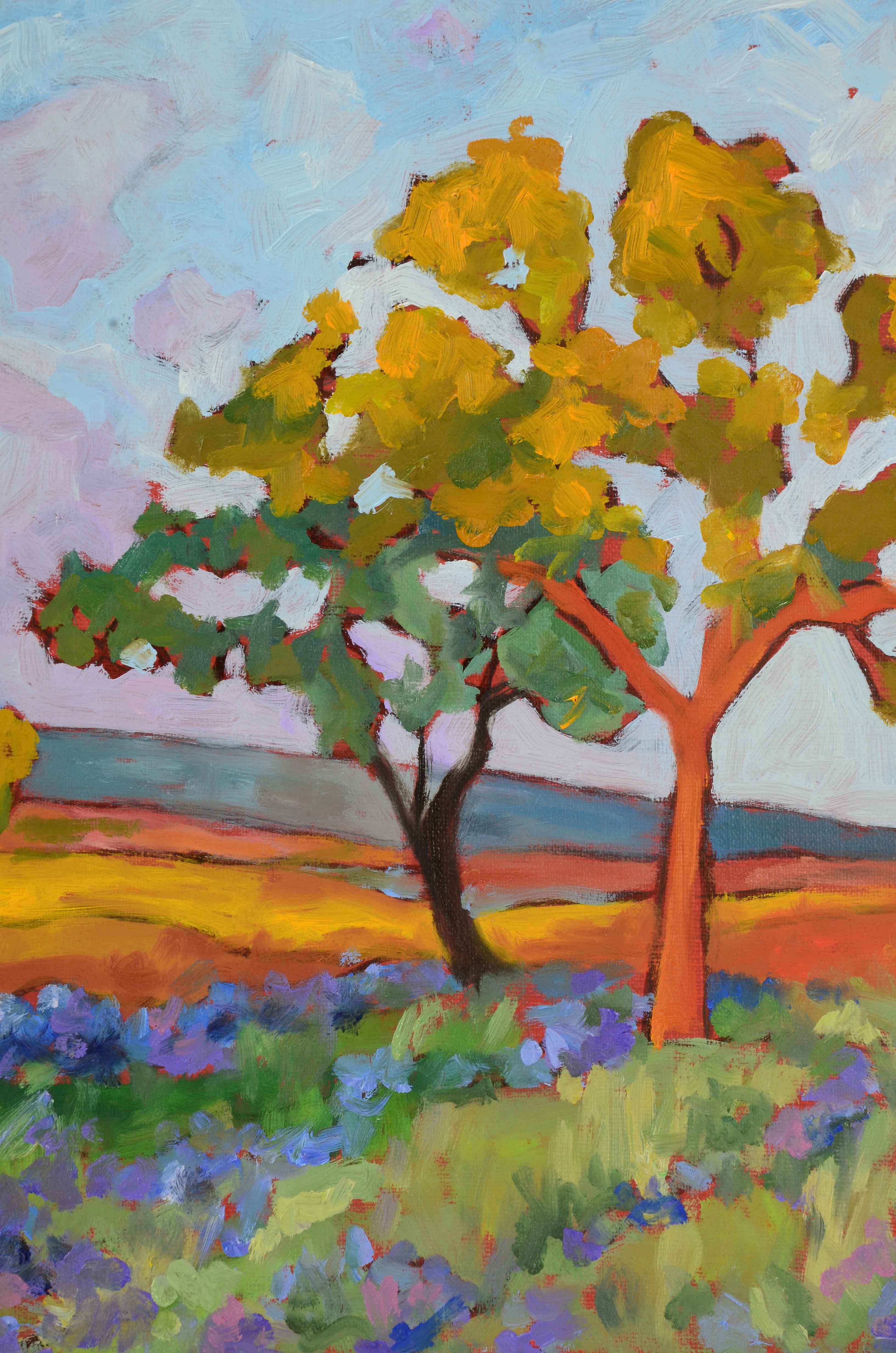 Original Oil Painting on Linen of a Landscape