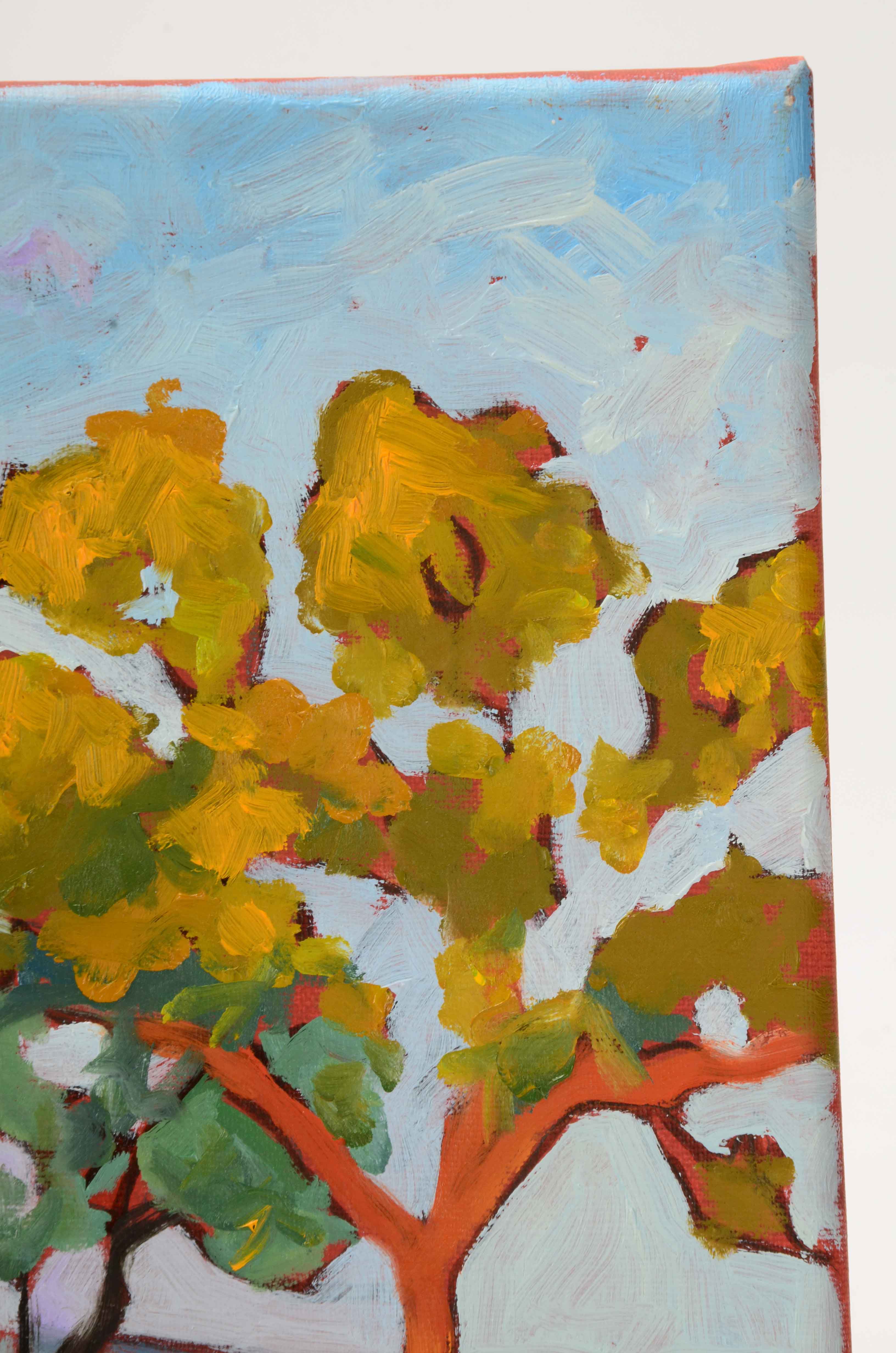 Original Oil Painting on Linen of a Landscape