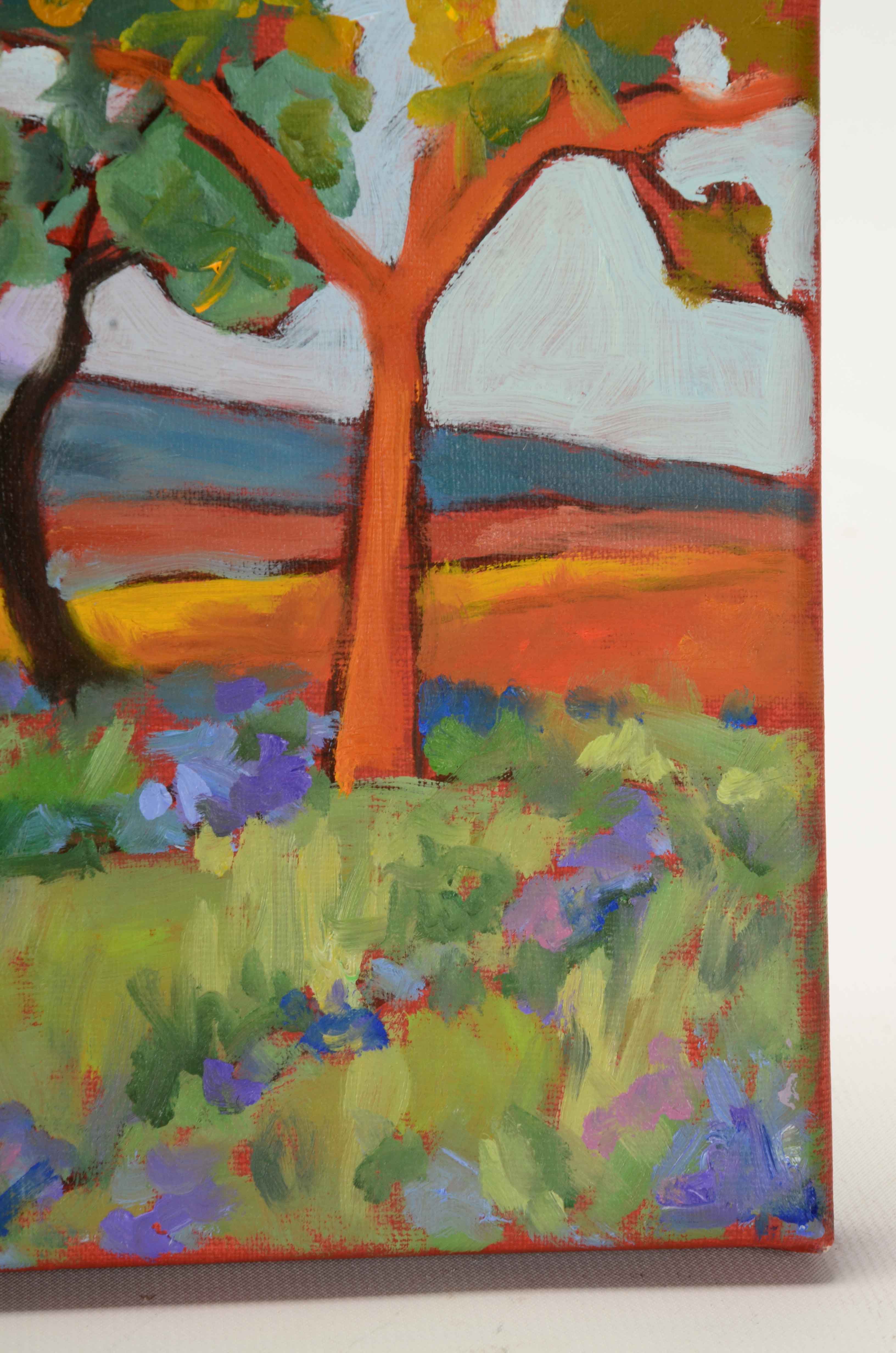 Original Oil Painting on Linen of a Landscape