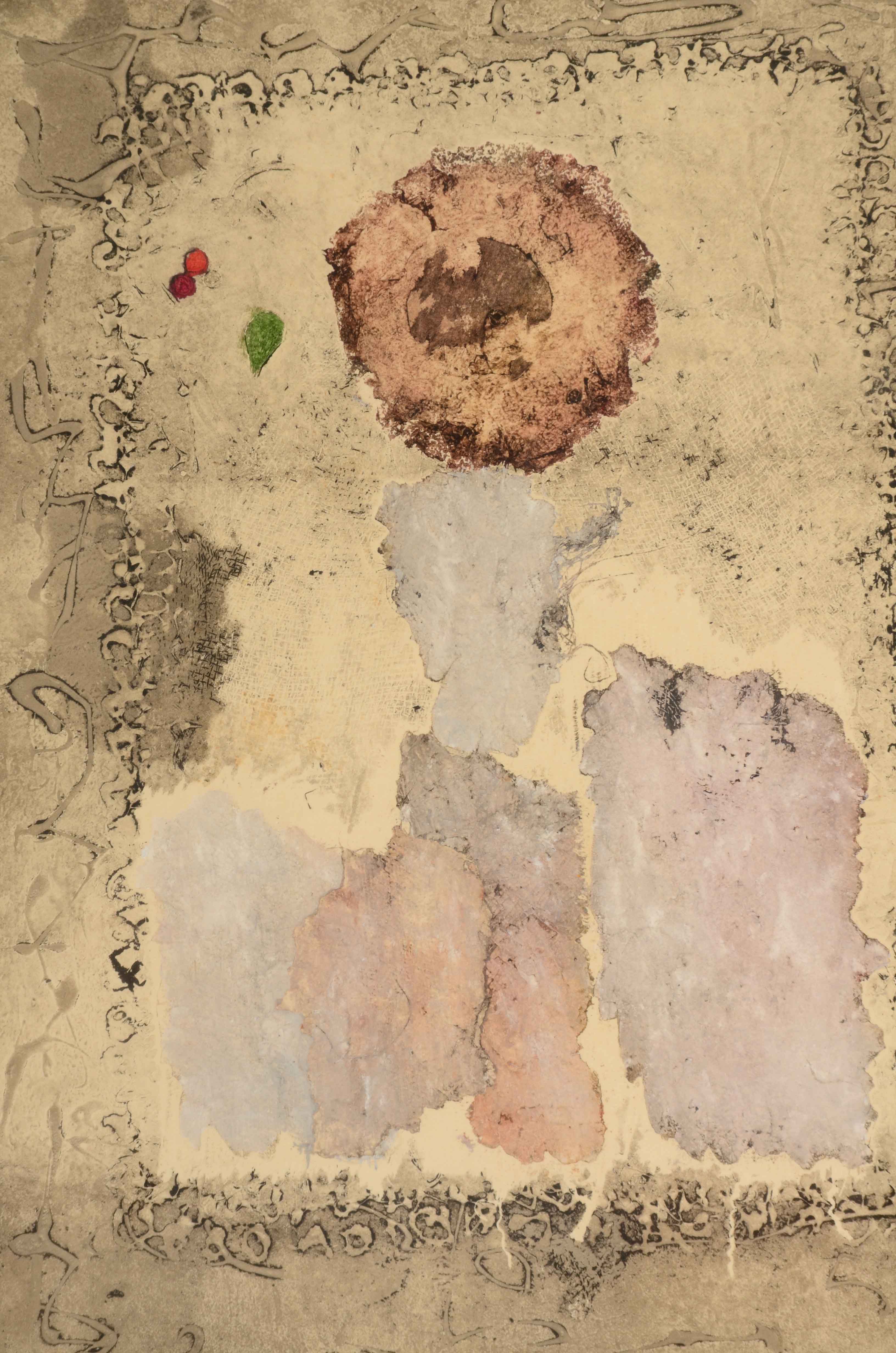 Francisco Larez Limited Edition Aquatint Etching "H-I Variation"