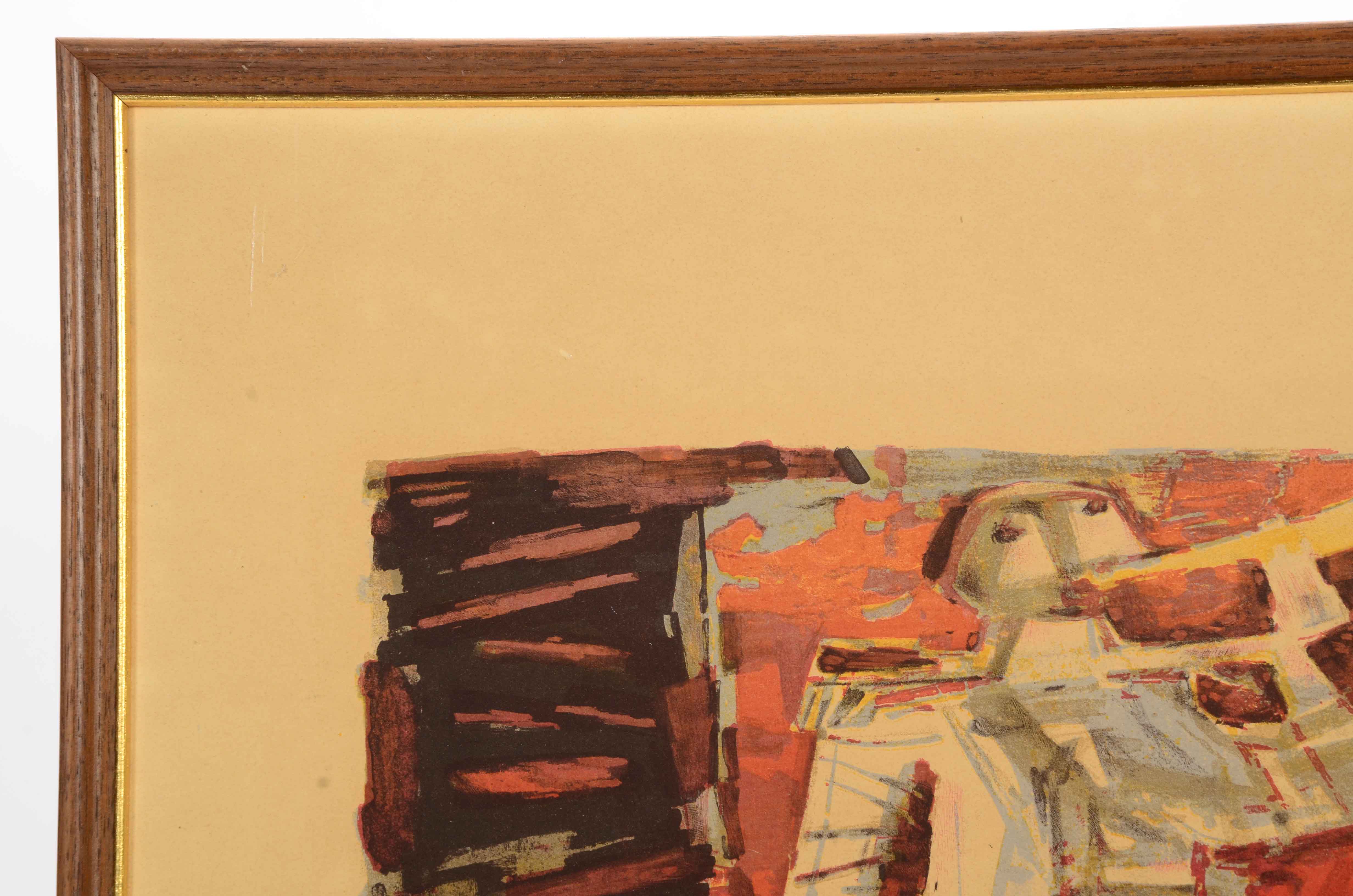 Signed Limited Edition Lithographic Print on Paperboard