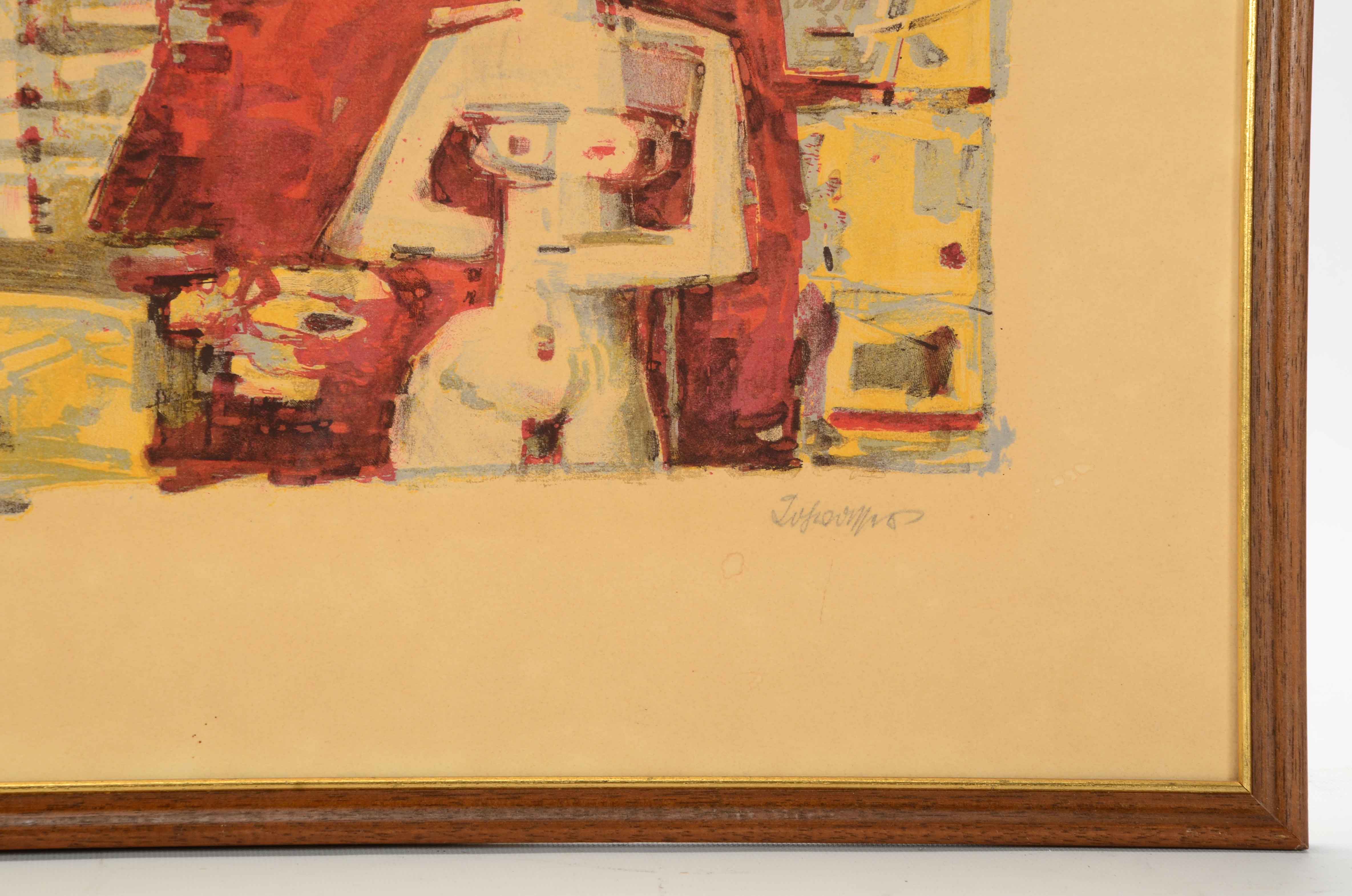 Signed Limited Edition Lithographic Print on Paperboard