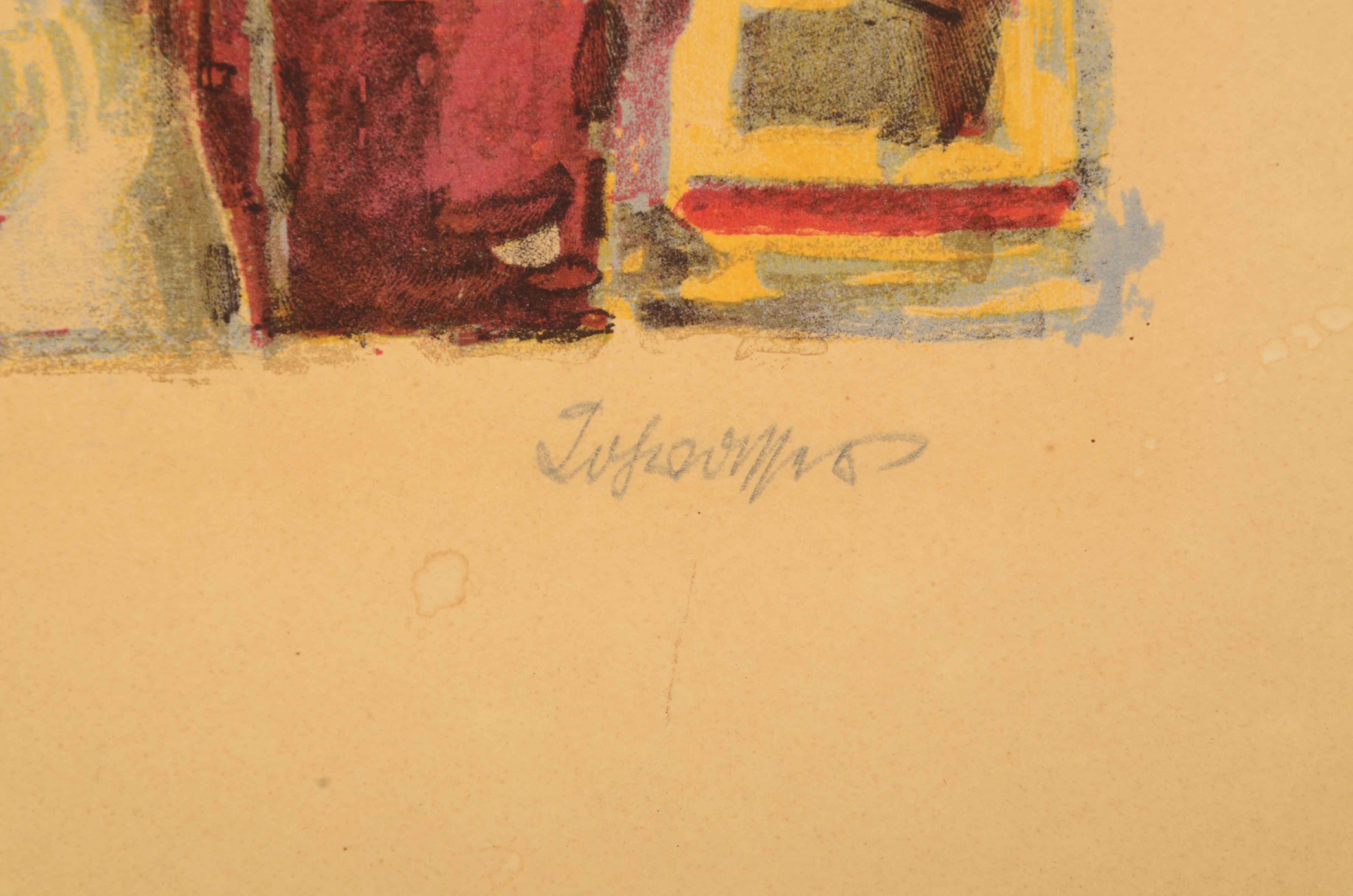 Signed Limited Edition Lithographic Print on Paperboard