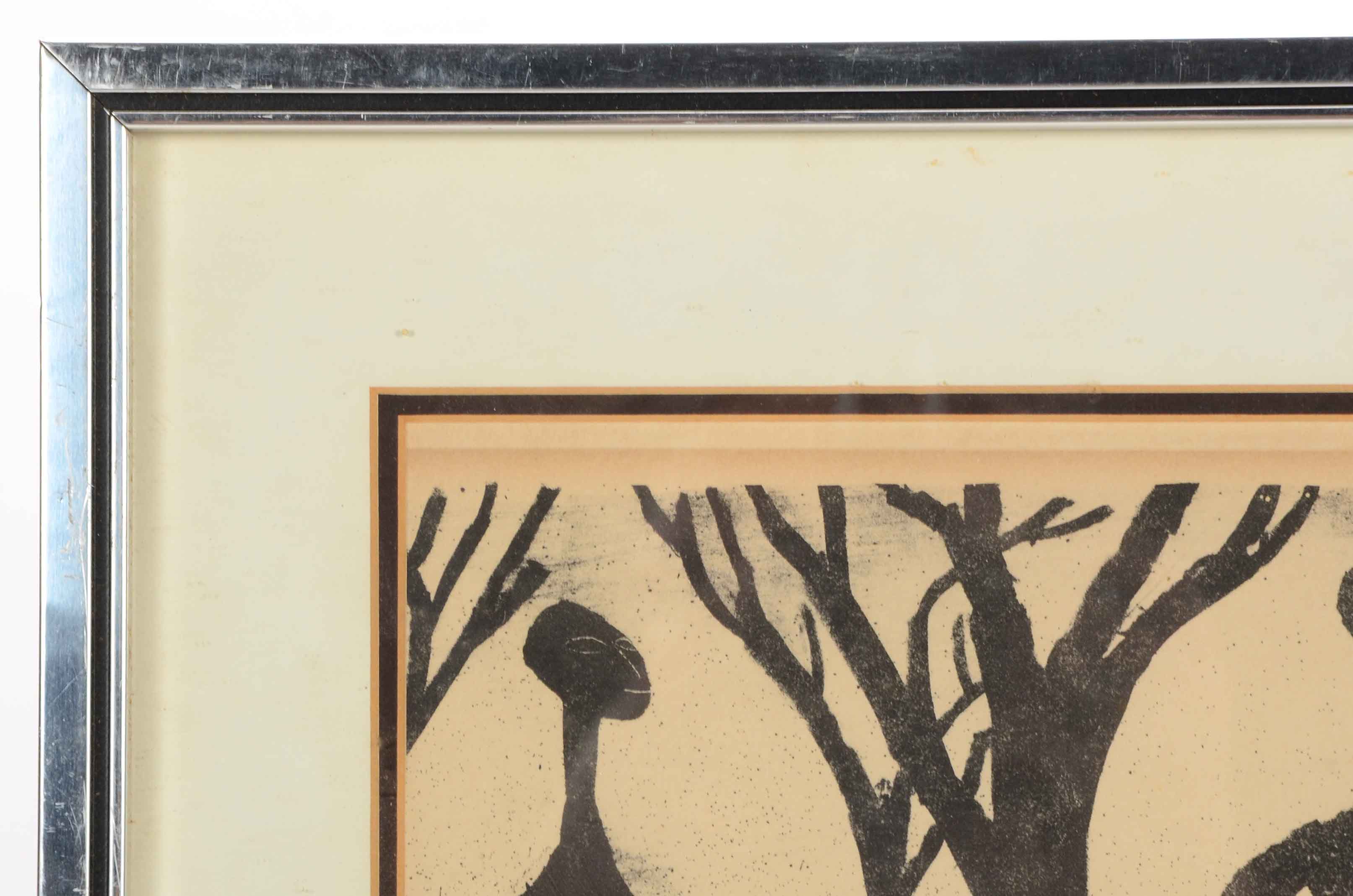 V. Addams Original Signed Lithograph