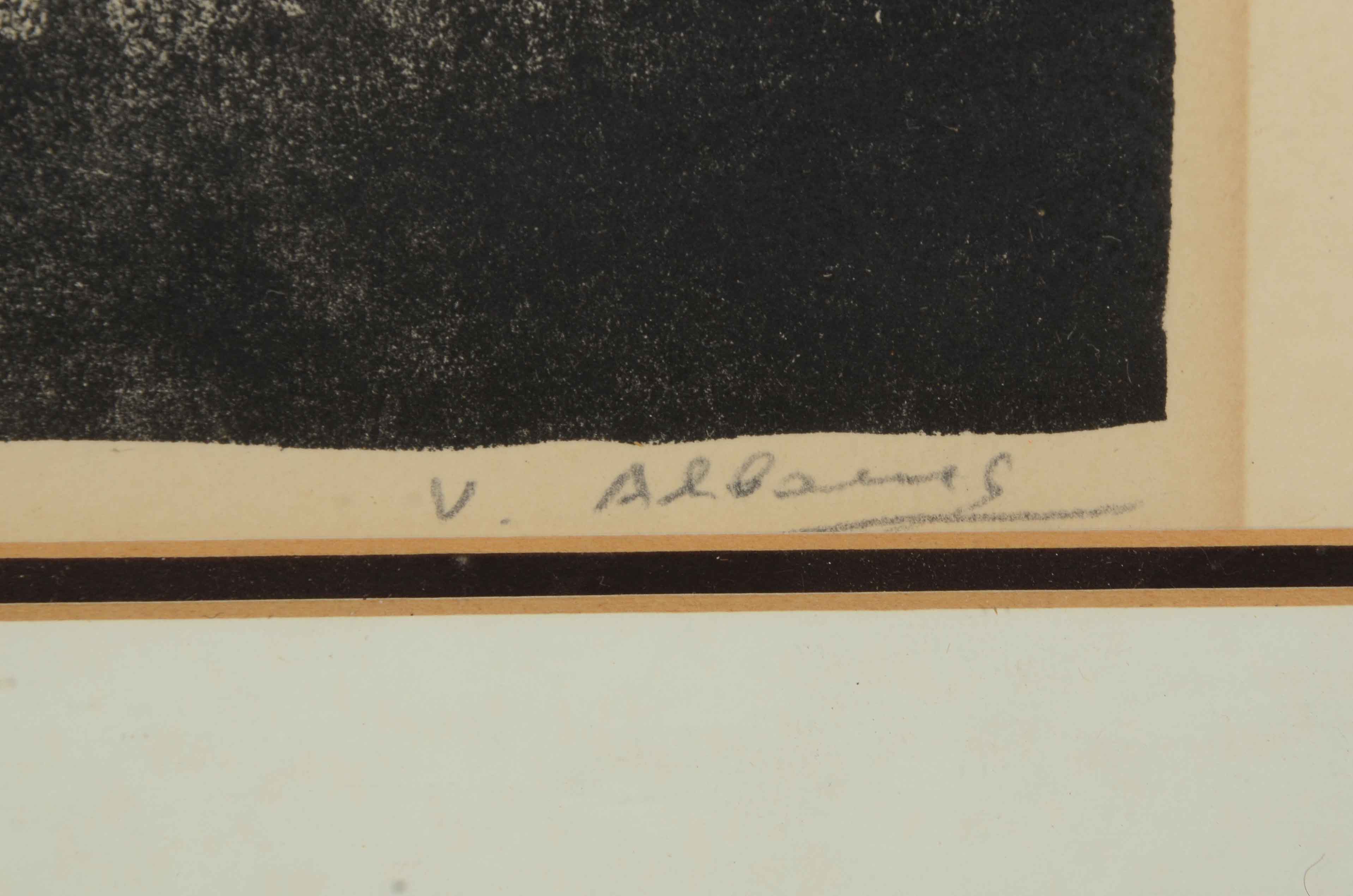 V. Addams Original Signed Lithograph