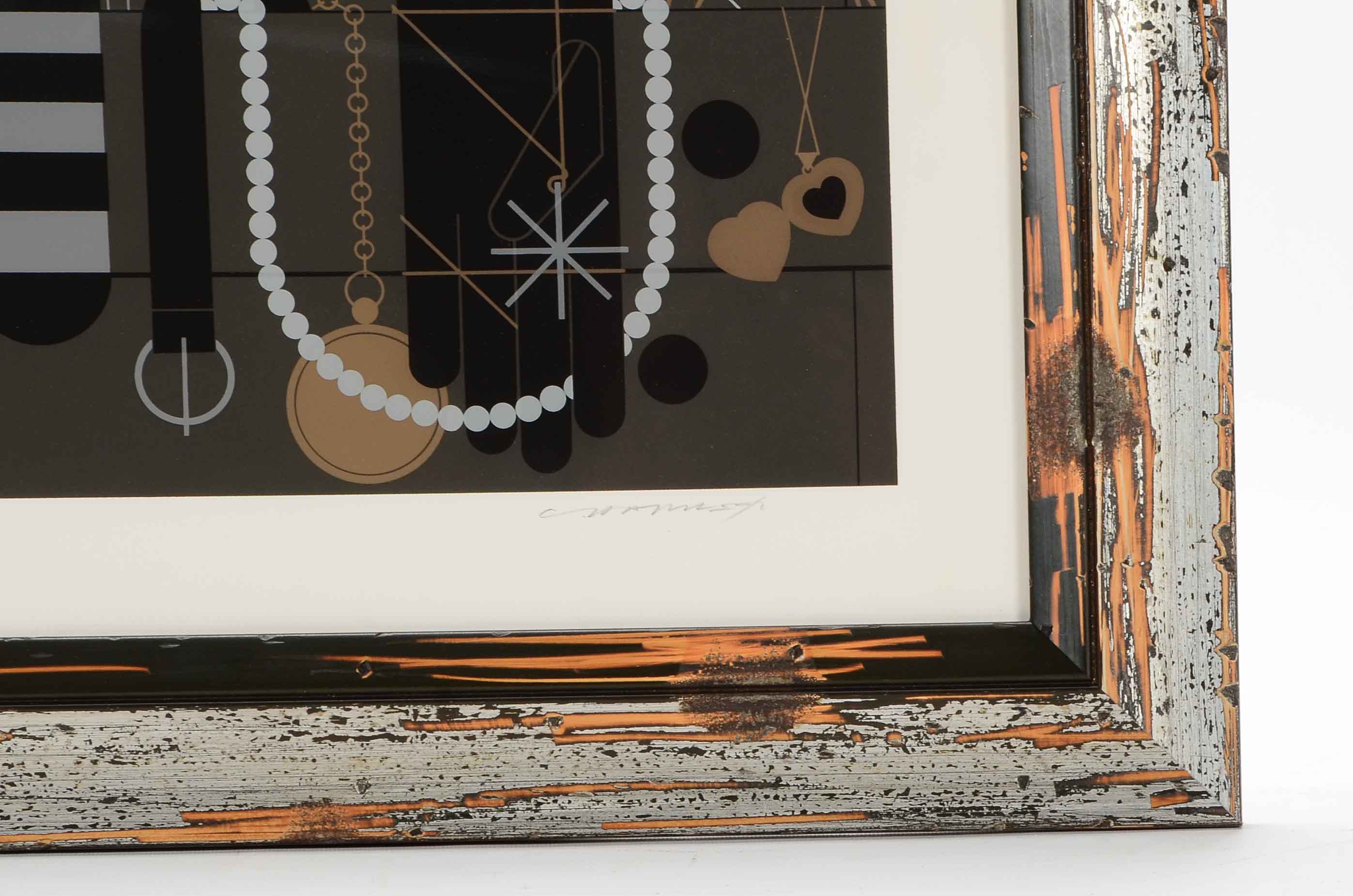 Charley Harper Limited Edition Serigraph "Racc An' Ruin"