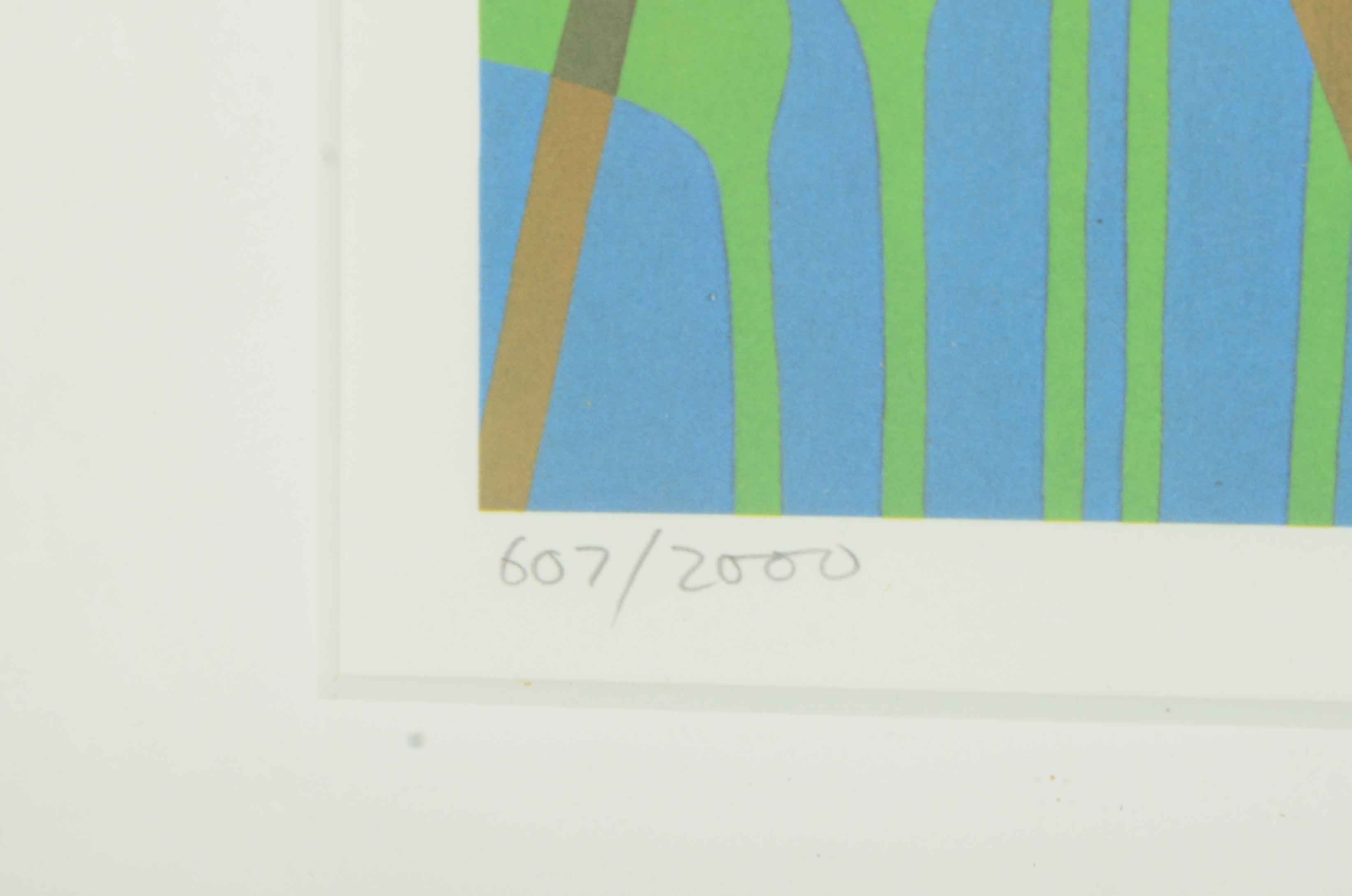 Ikki Matsumoto Signed Limited Edition Offset Lithograph Print of a Crane