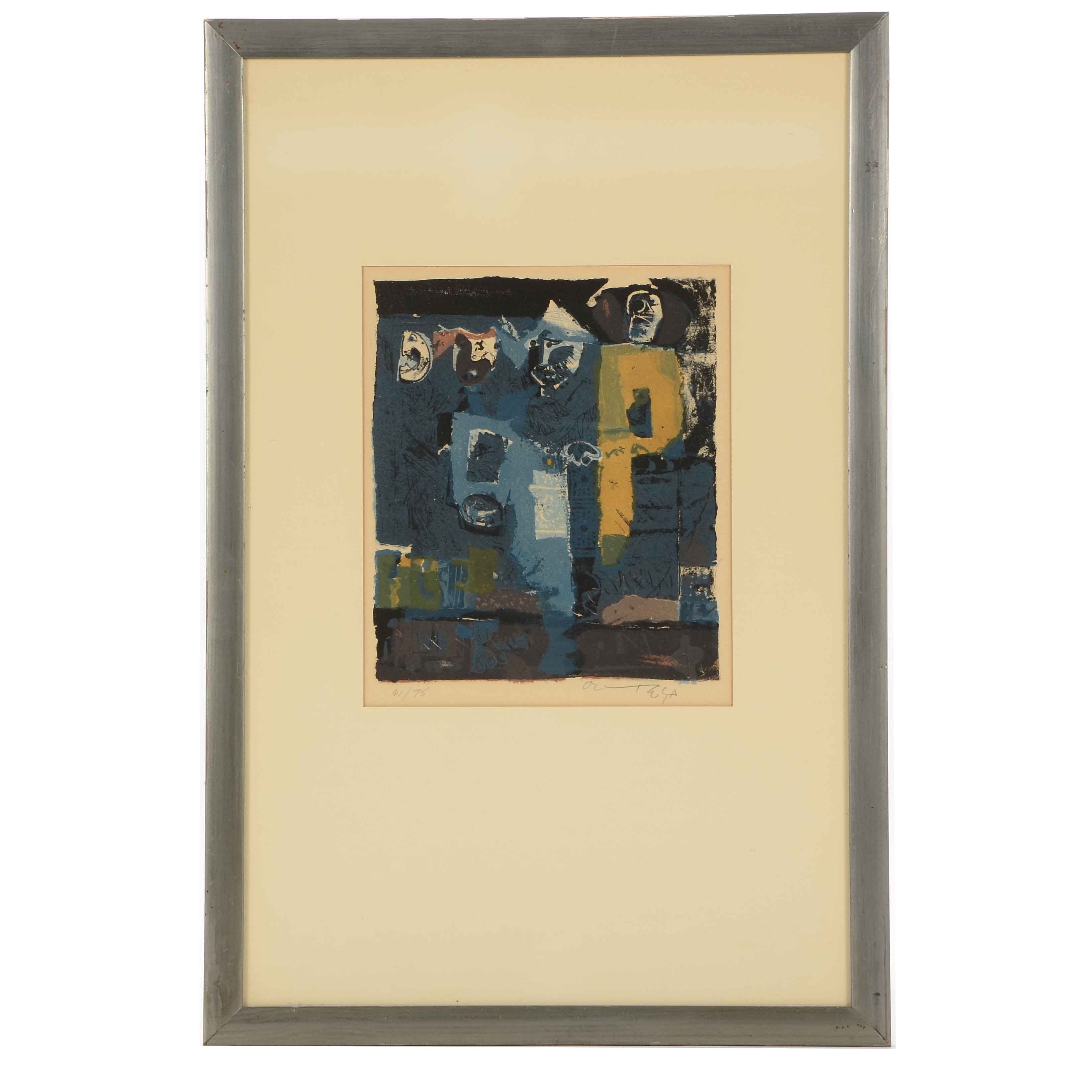 Jose Ortega Signed Limited Edition Lithograph