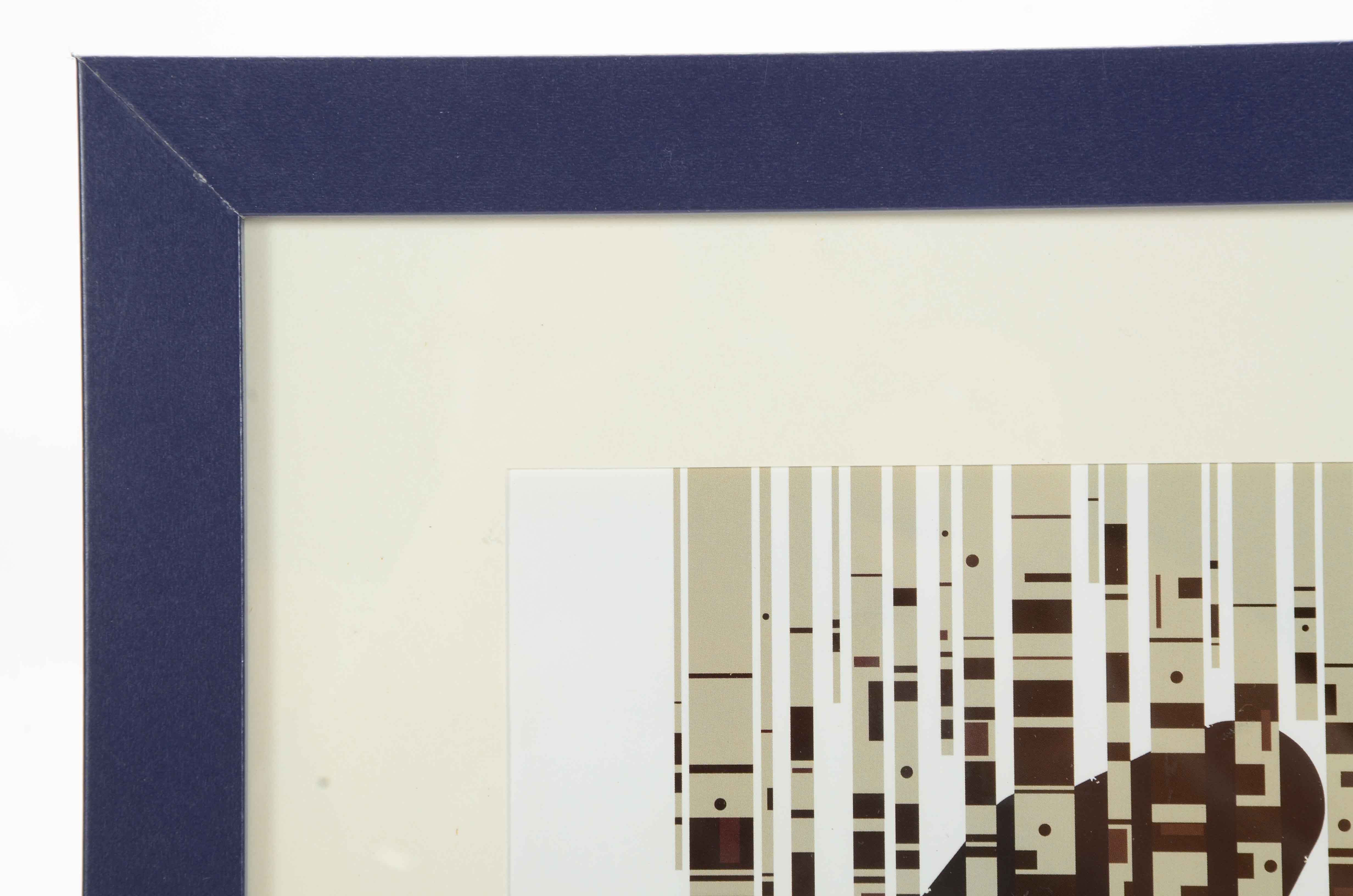 Charley Harper Offset Lithograph "Bear in the Birches"