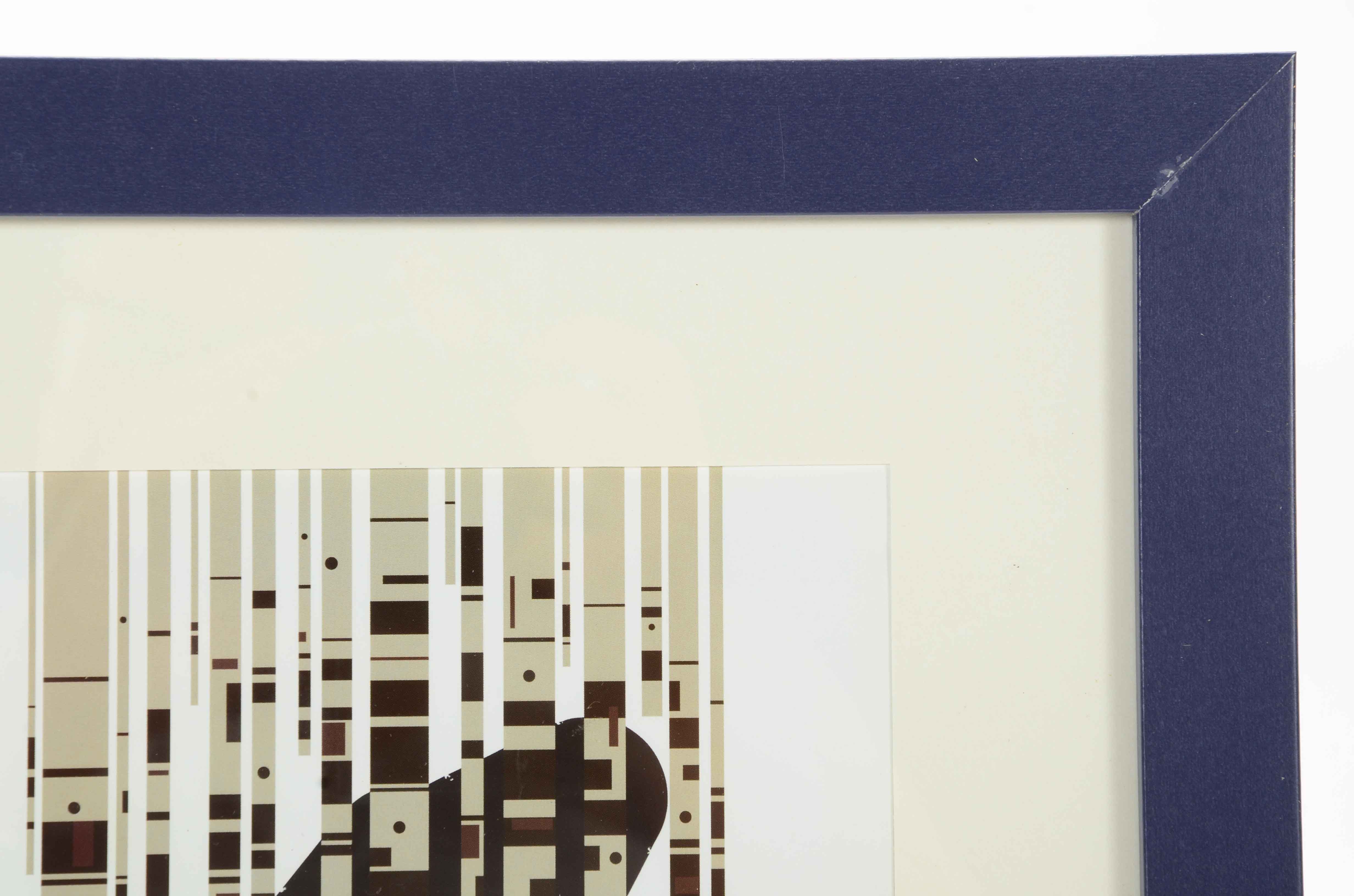 Charley Harper Offset Lithograph "Bear in the Birches"