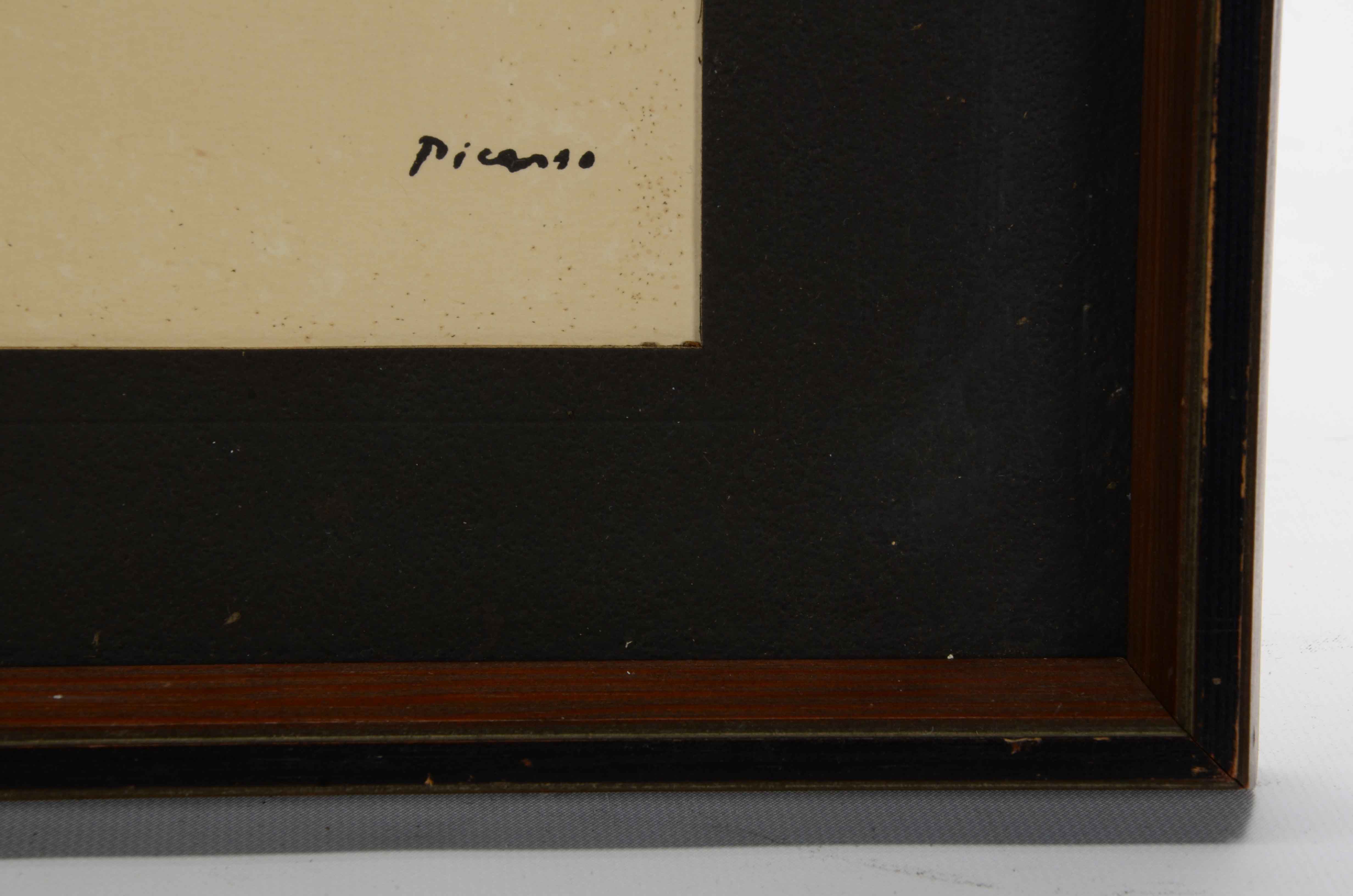 Lithograph after Pablo Picasso Sketch "Buttocks"