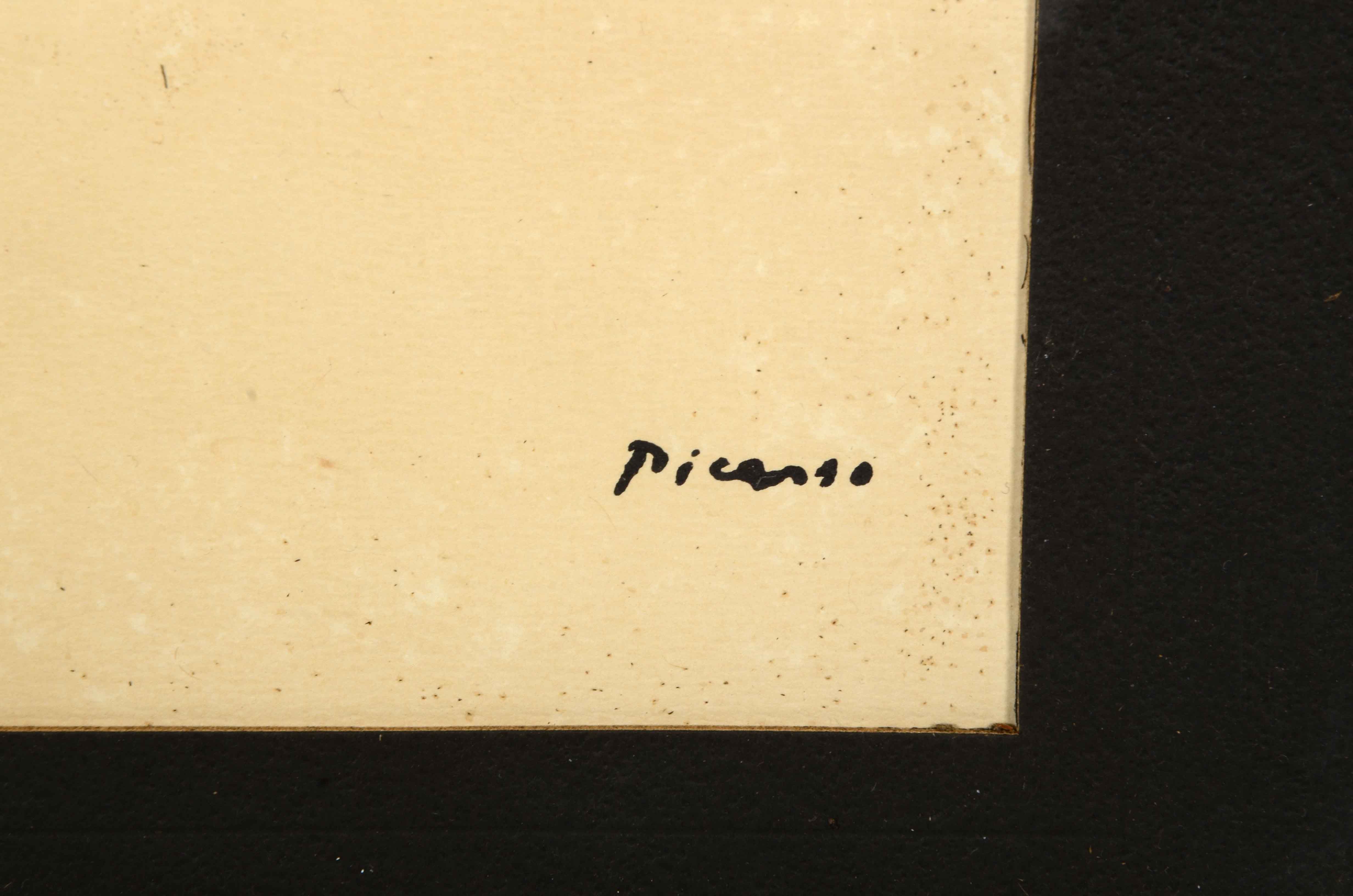 Lithograph after Pablo Picasso Sketch "Buttocks"