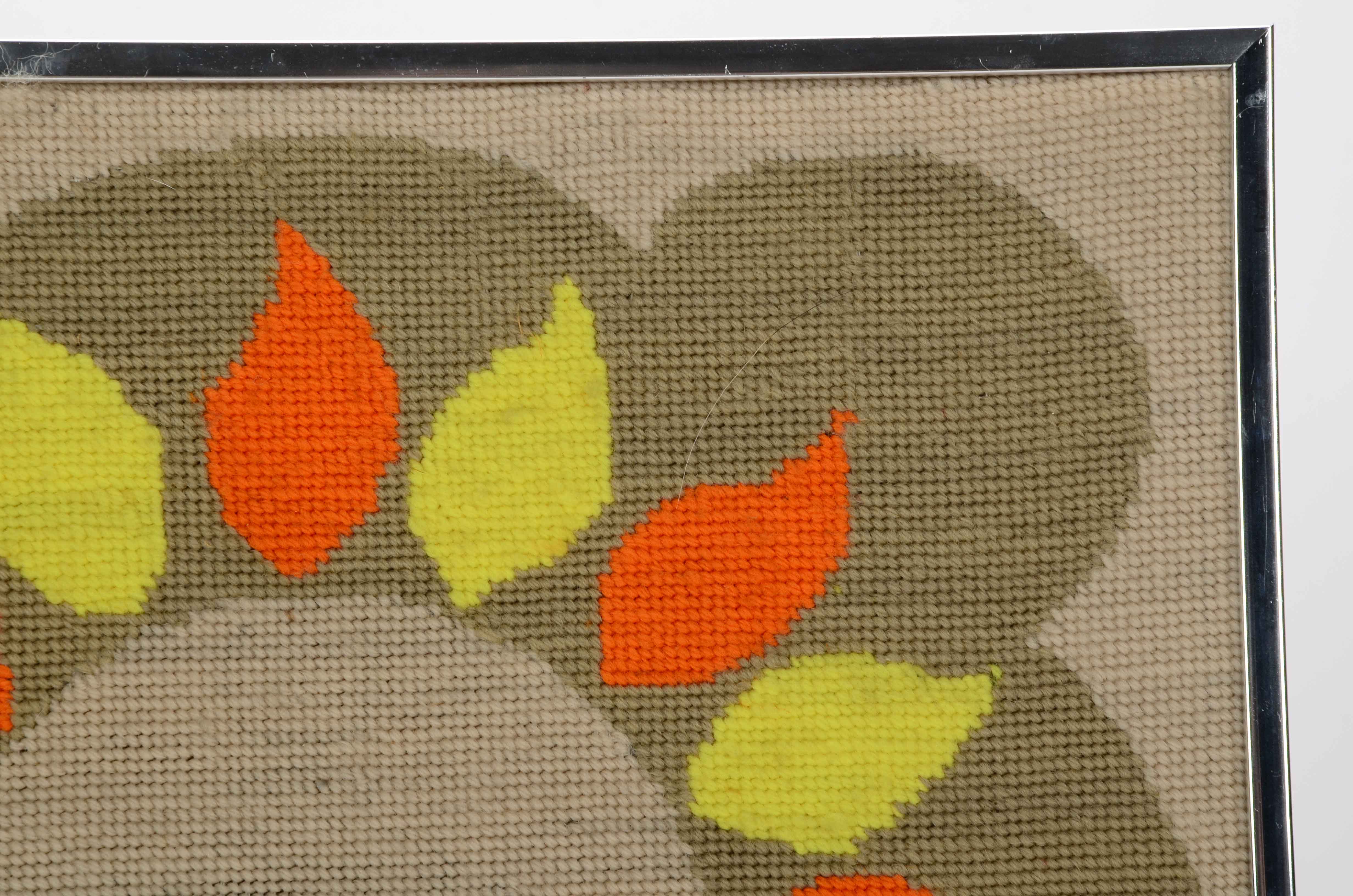 Mid-Century Needlepoint Embroidery