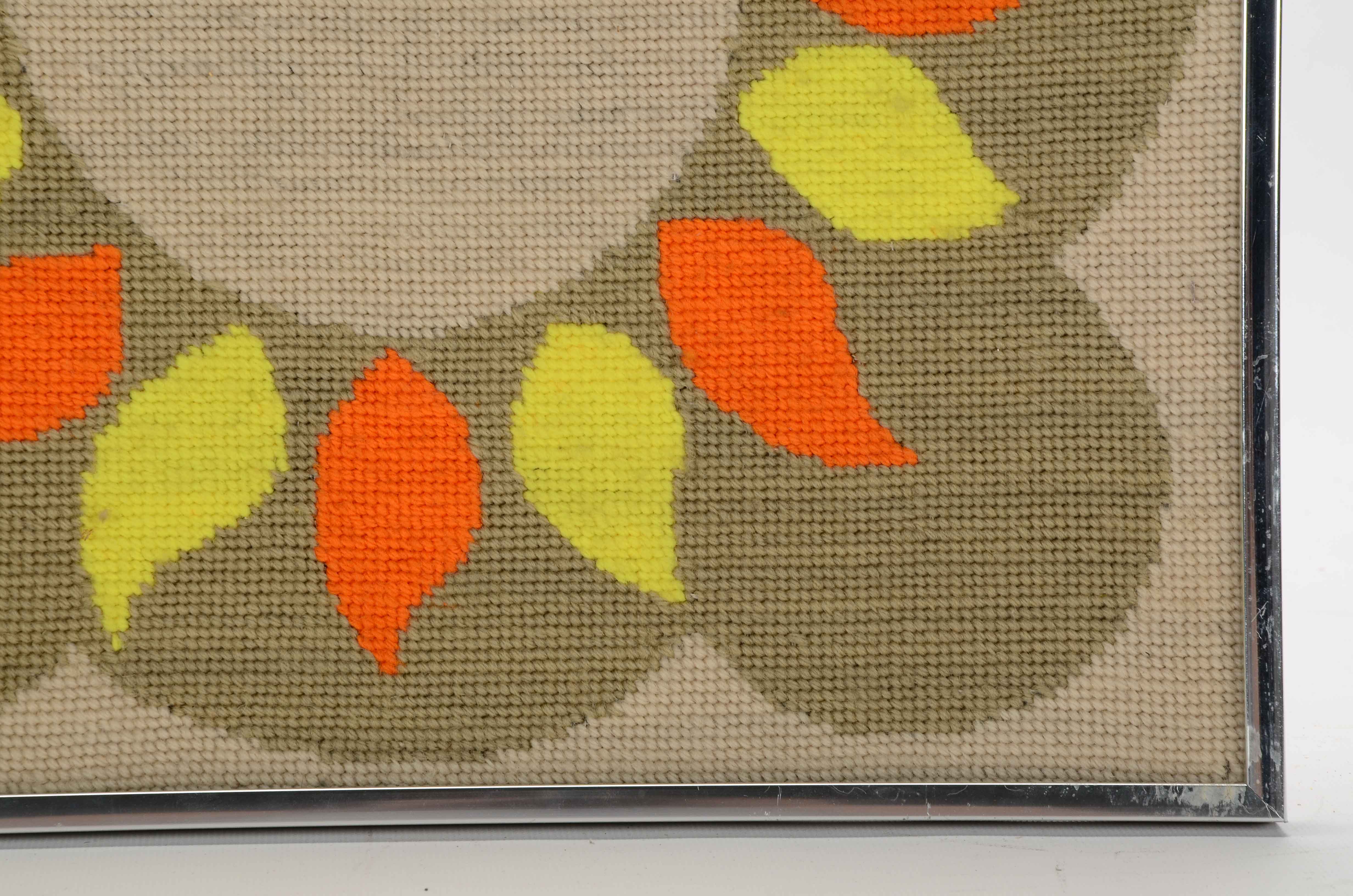 Mid-Century Needlepoint Embroidery