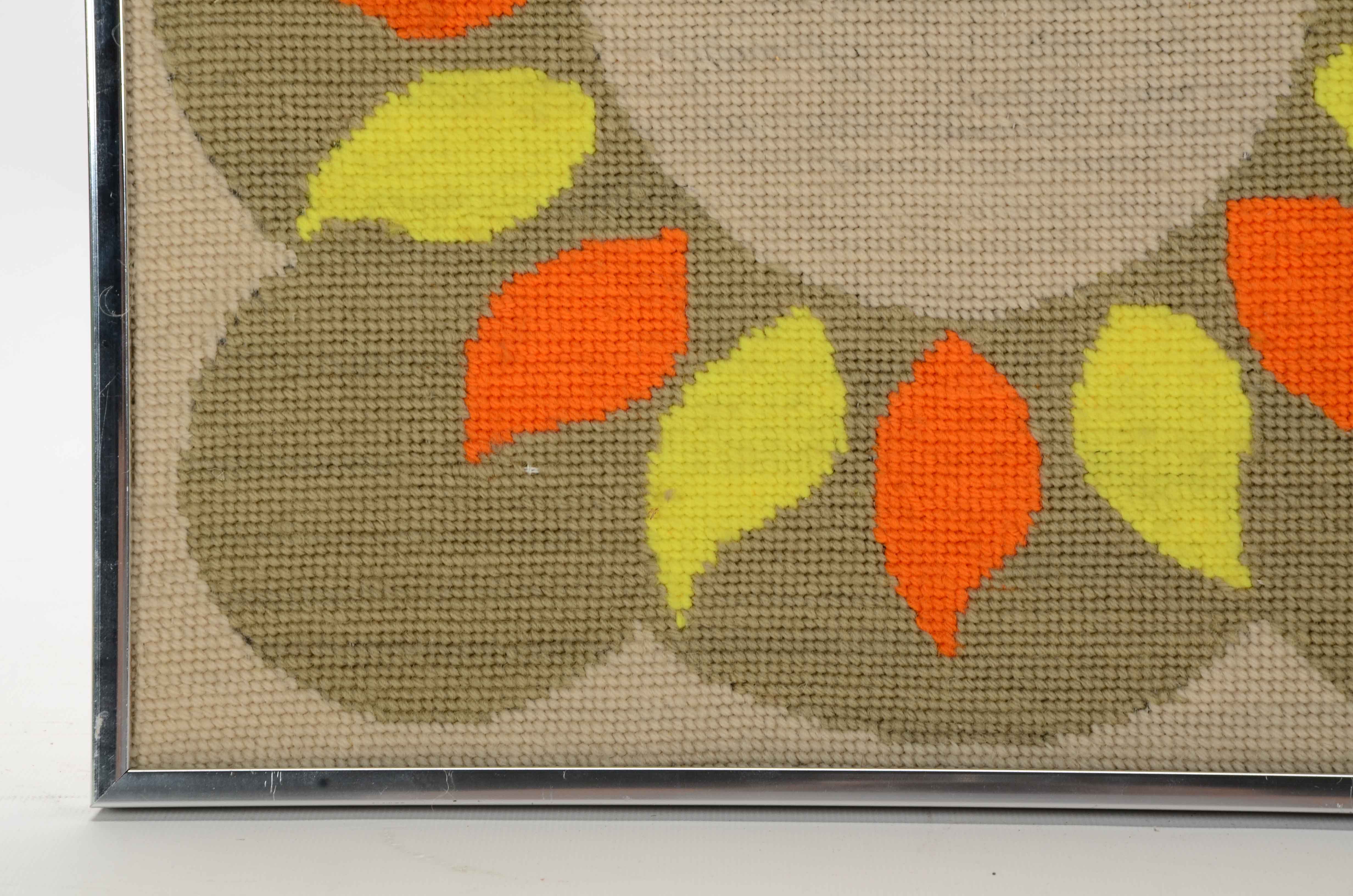 Mid-Century Needlepoint Embroidery