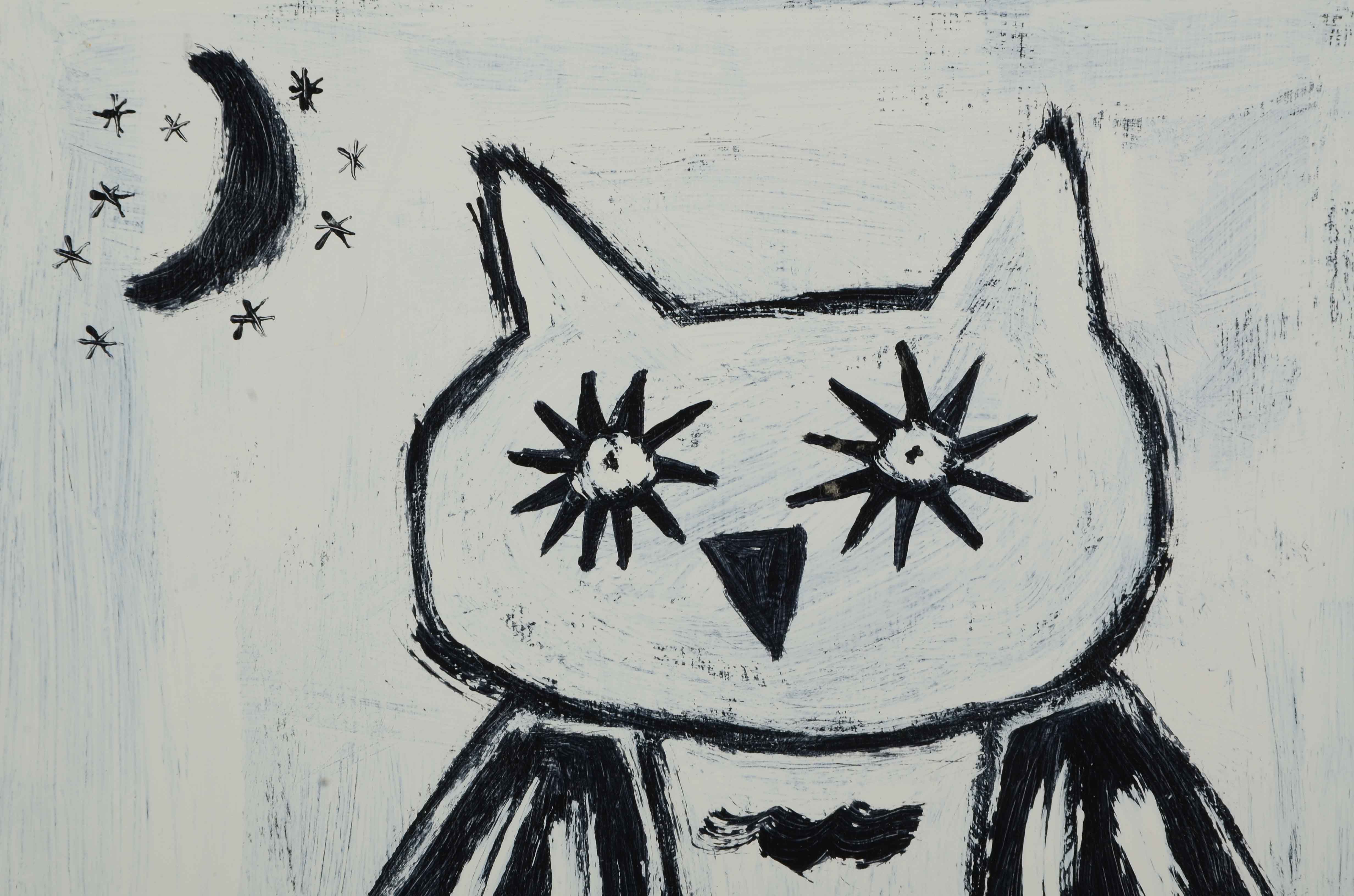 Sweet Tea Signed Original Acrylic Painting of an Owl