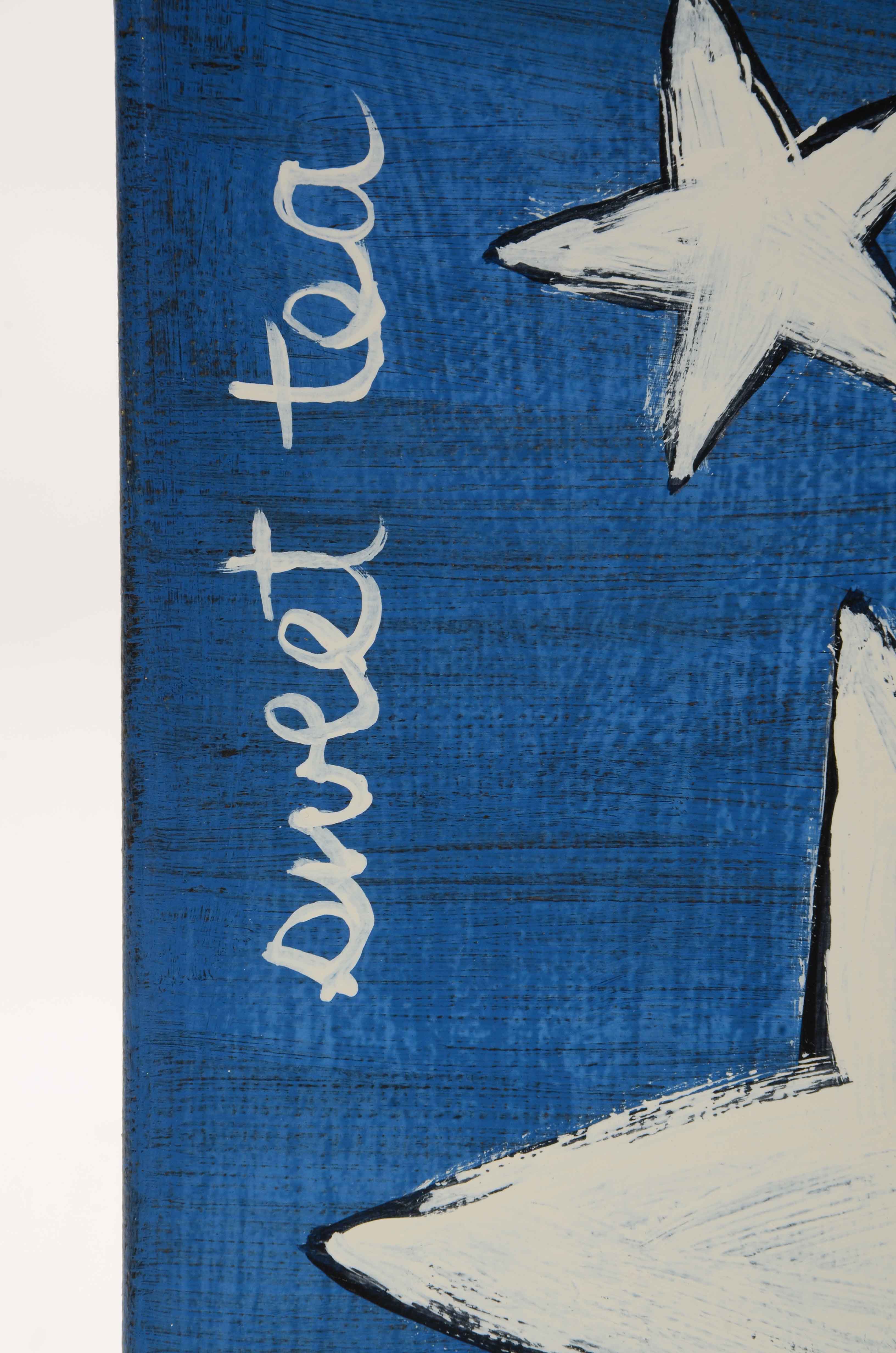 Sweet Tea Signed Original Acrylic Painting of an American Flag