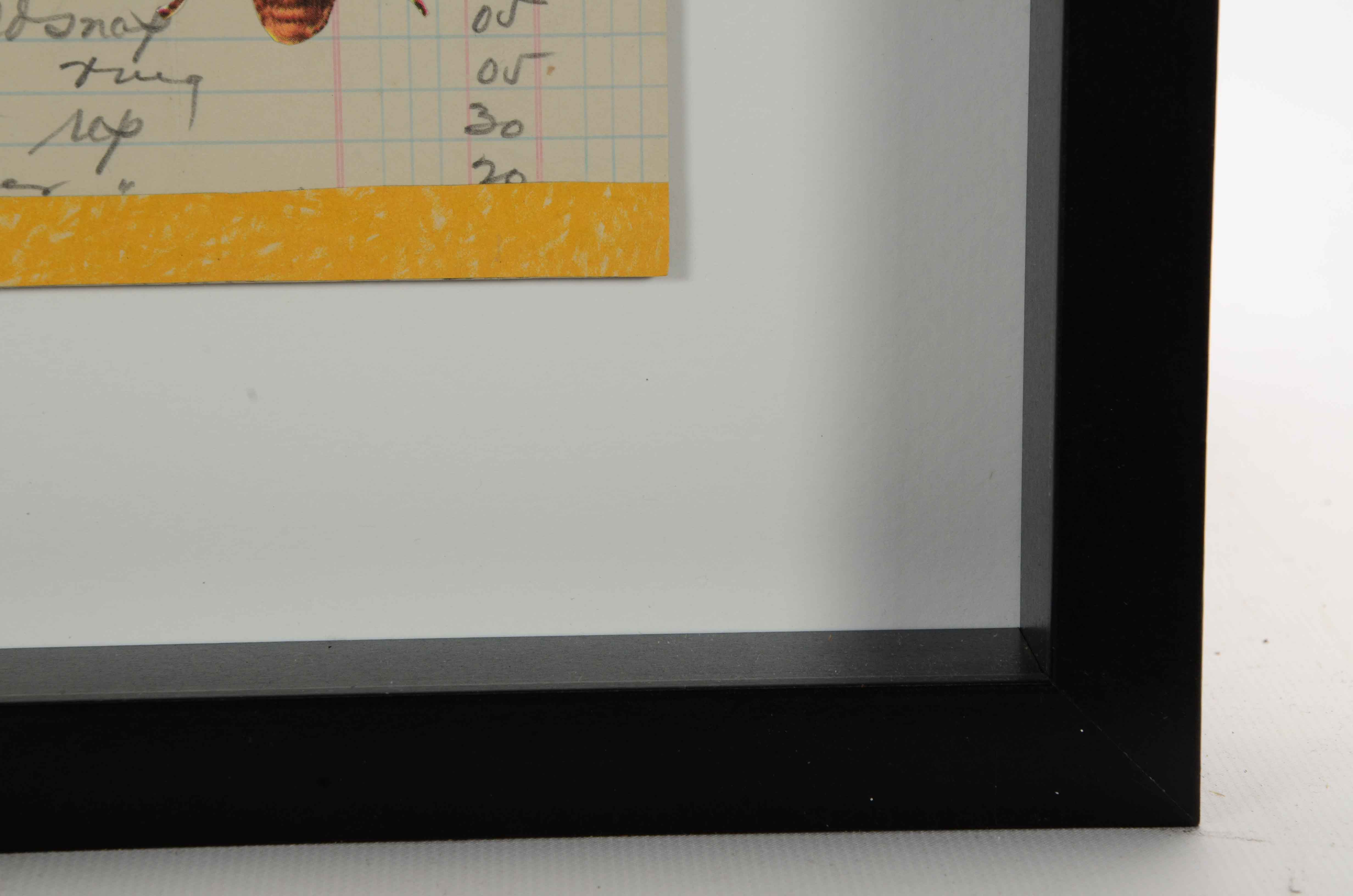 Janet Zack Original Collage "Sweet" 2011 on Hardboard Panel