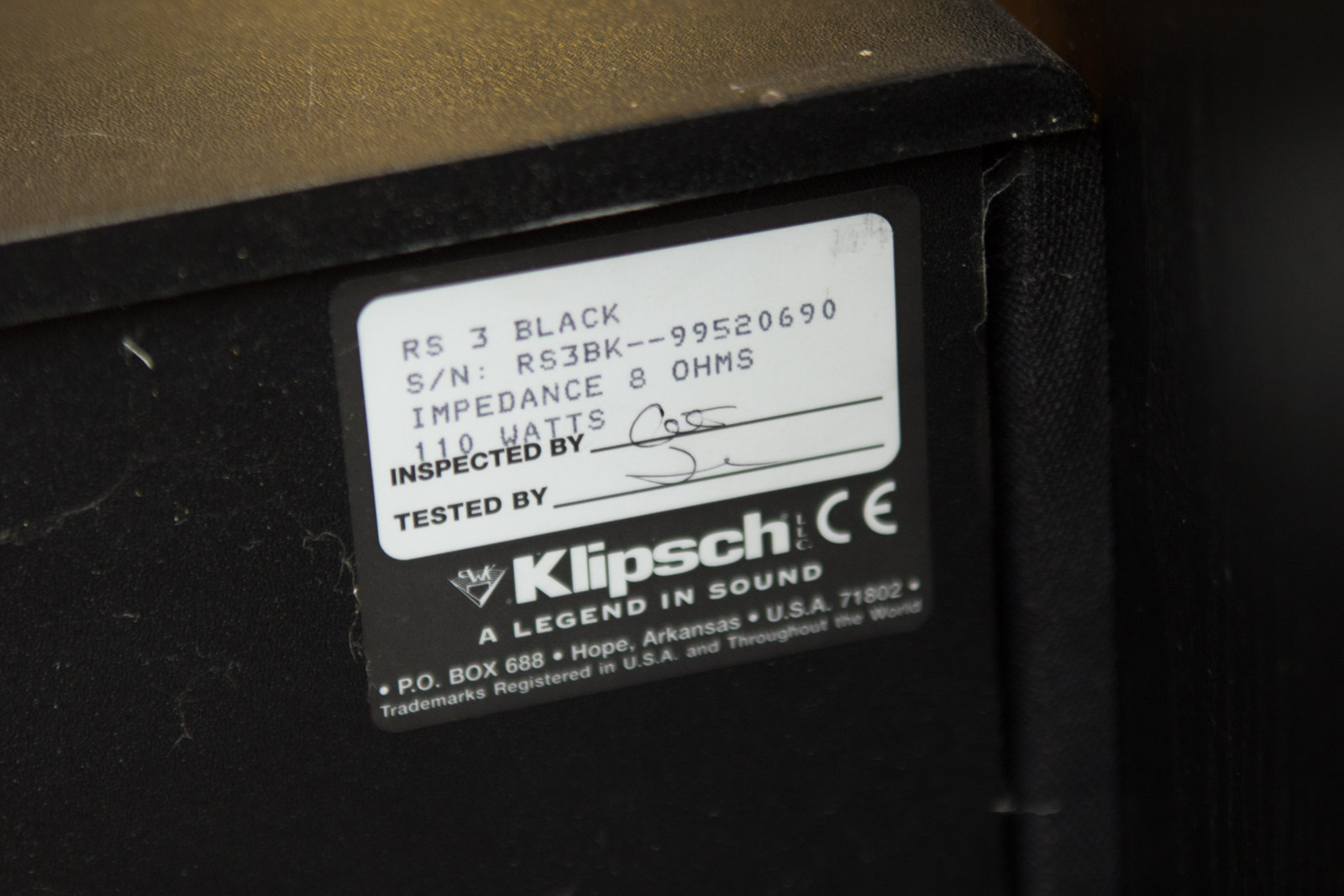 Klipsch RS-41 II Four Piece Surround Sound System