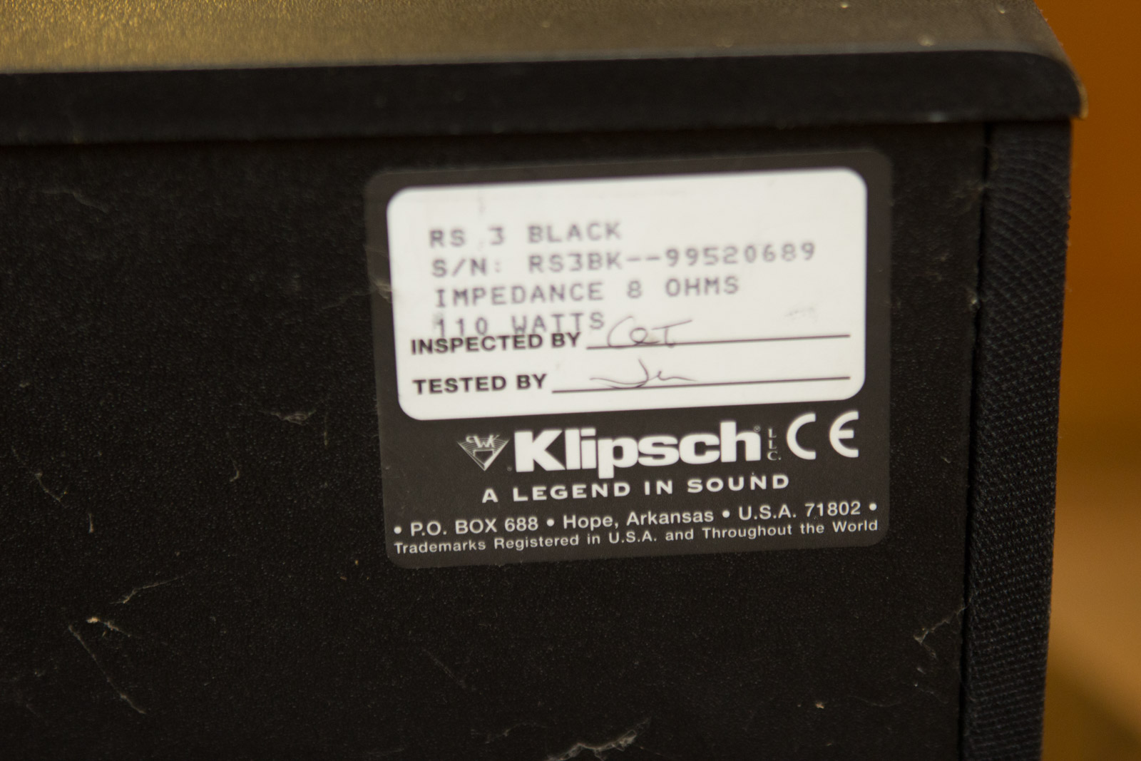 Klipsch RS-41 II Four Piece Surround Sound System