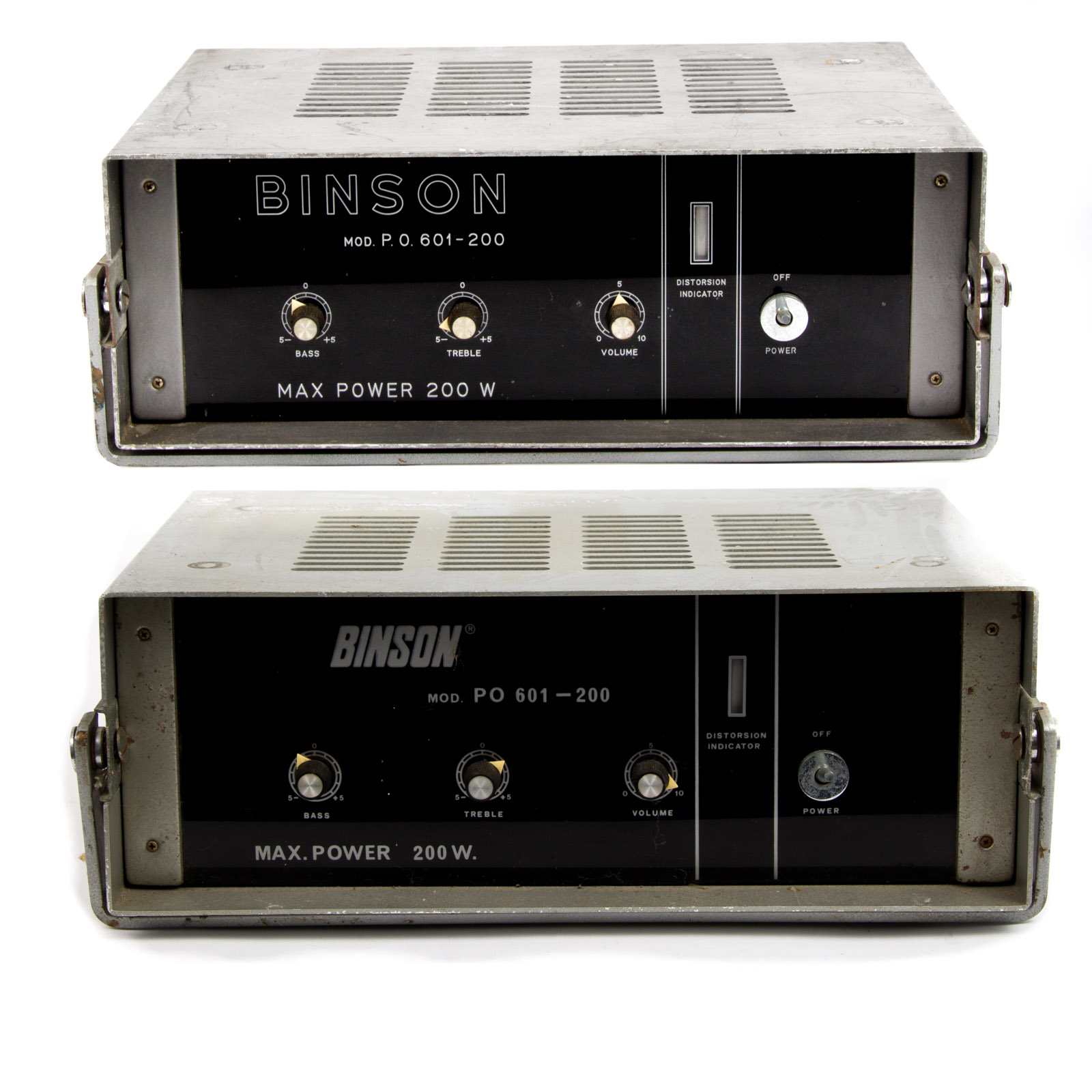 Vintage Binson 601-200 Mono Tube Power Amplifiers