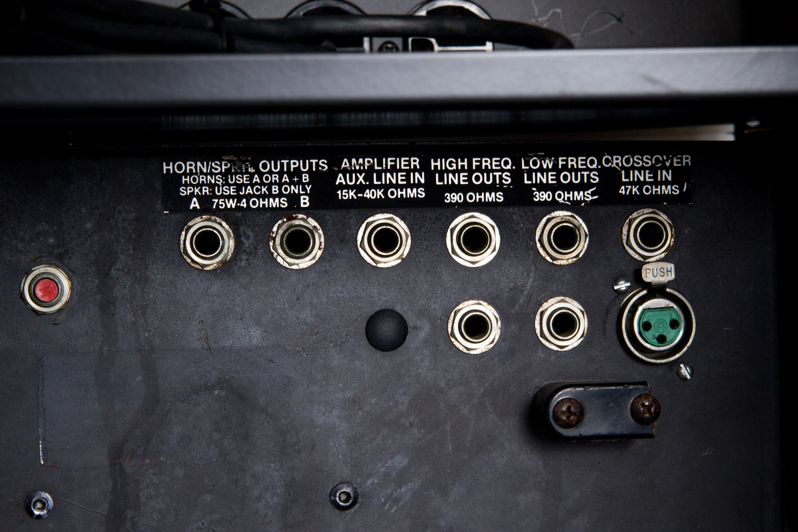 Audio Rack System With Assorted Recording Equipment