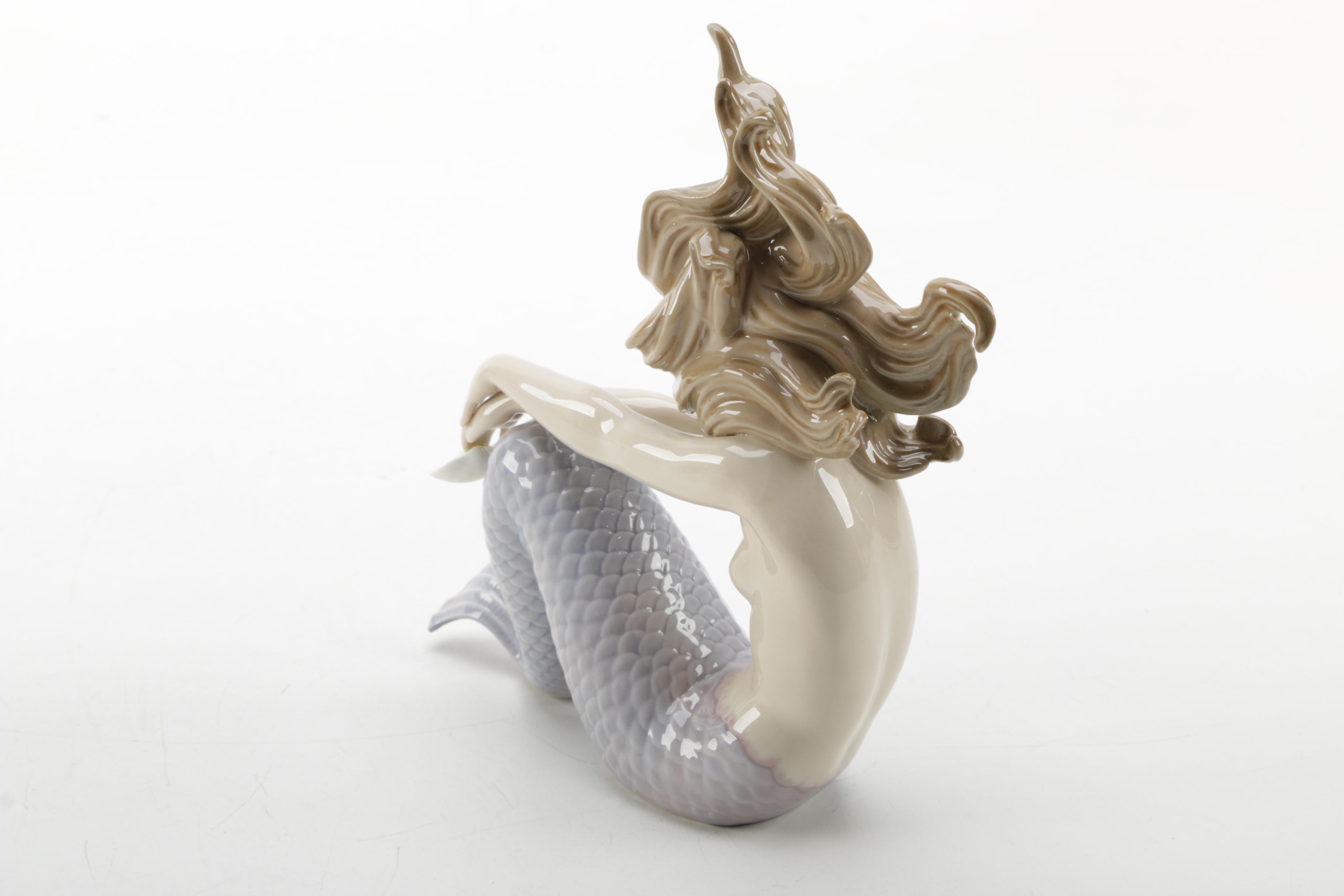 Lladró "Illusion" Porcelain Mermaid Figurine