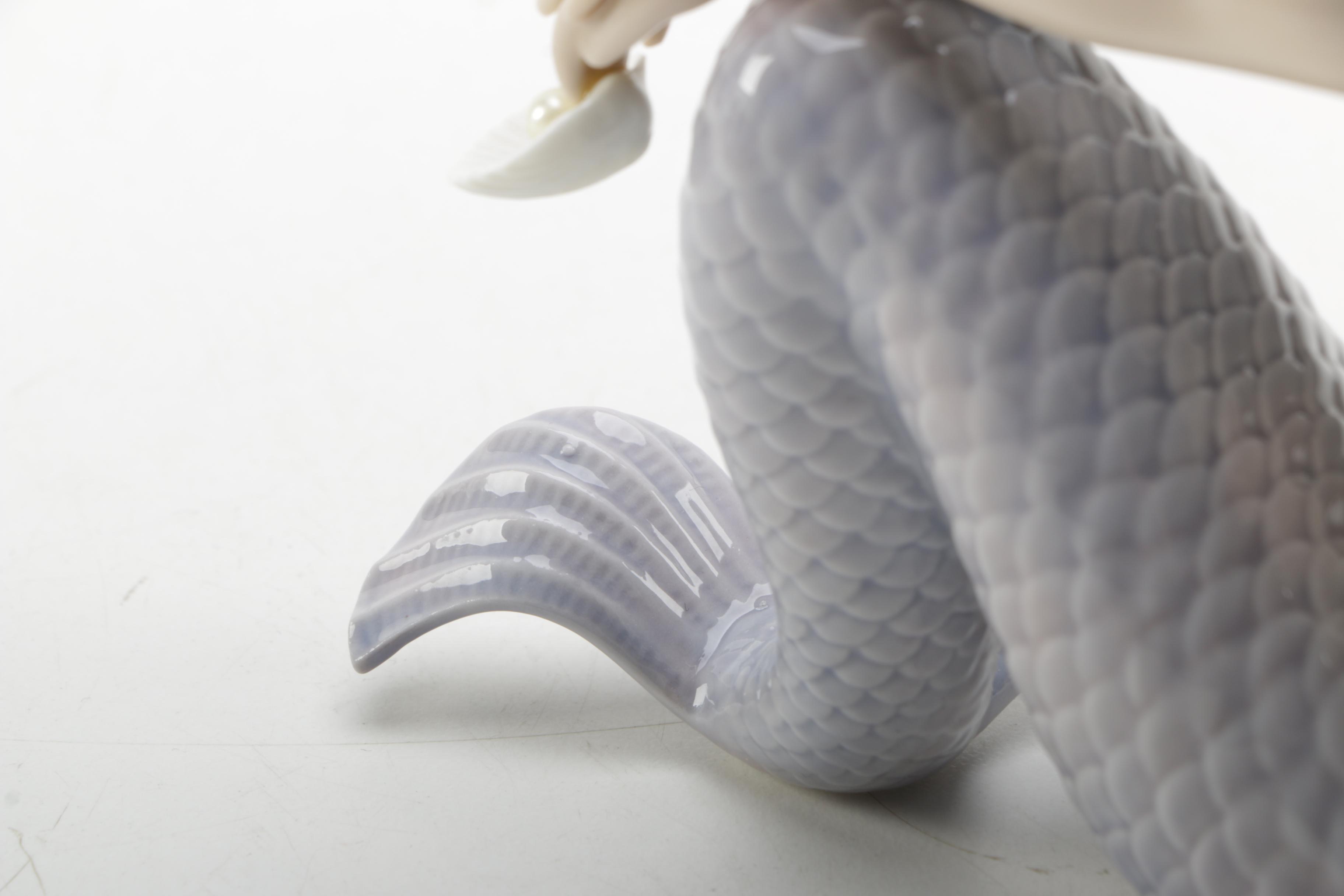 Lladró "Illusion" Porcelain Mermaid Figurine