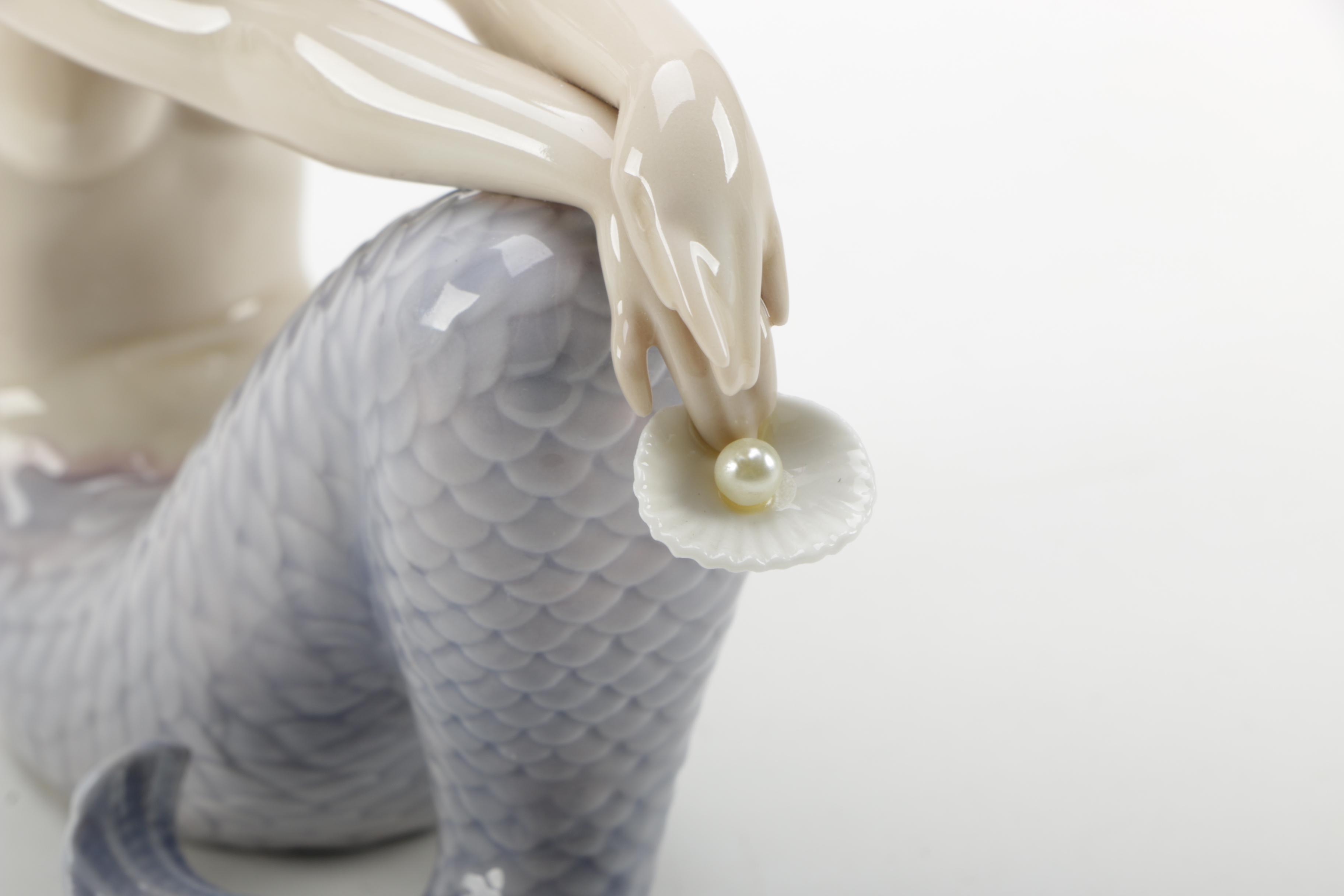 Lladró "Illusion" Porcelain Mermaid Figurine