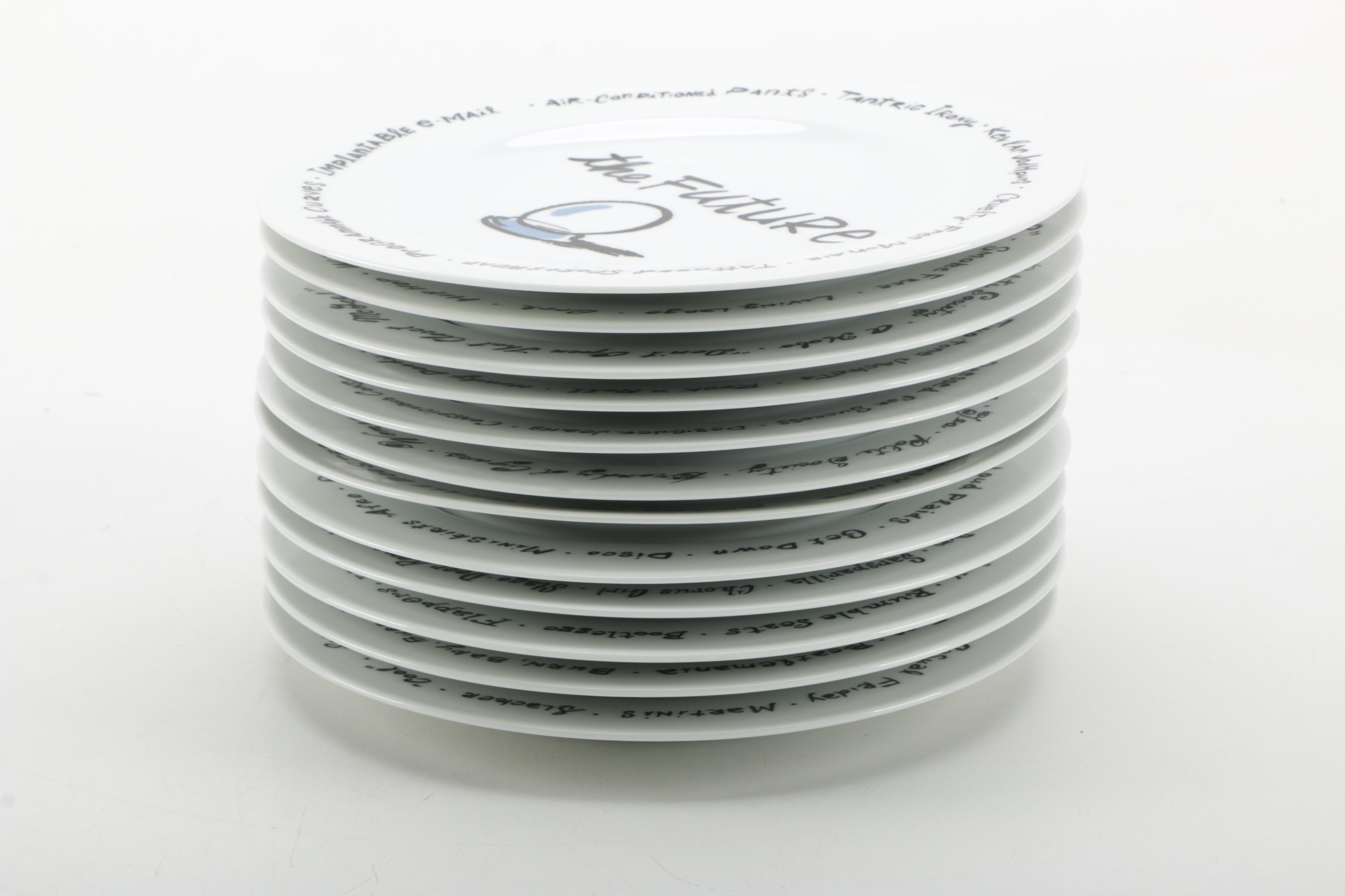 Pottery Barn "Millennium" Ceramic Plates